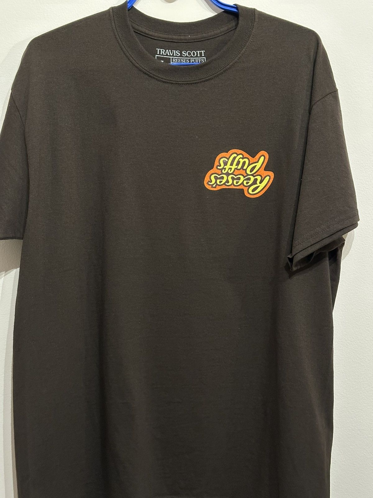 Travis Scott *RARE* Travis Scott Cactus Jack Reeses Puff Brown Tee Size US L / EU 52-54 / 3 - 3 Thumbnail