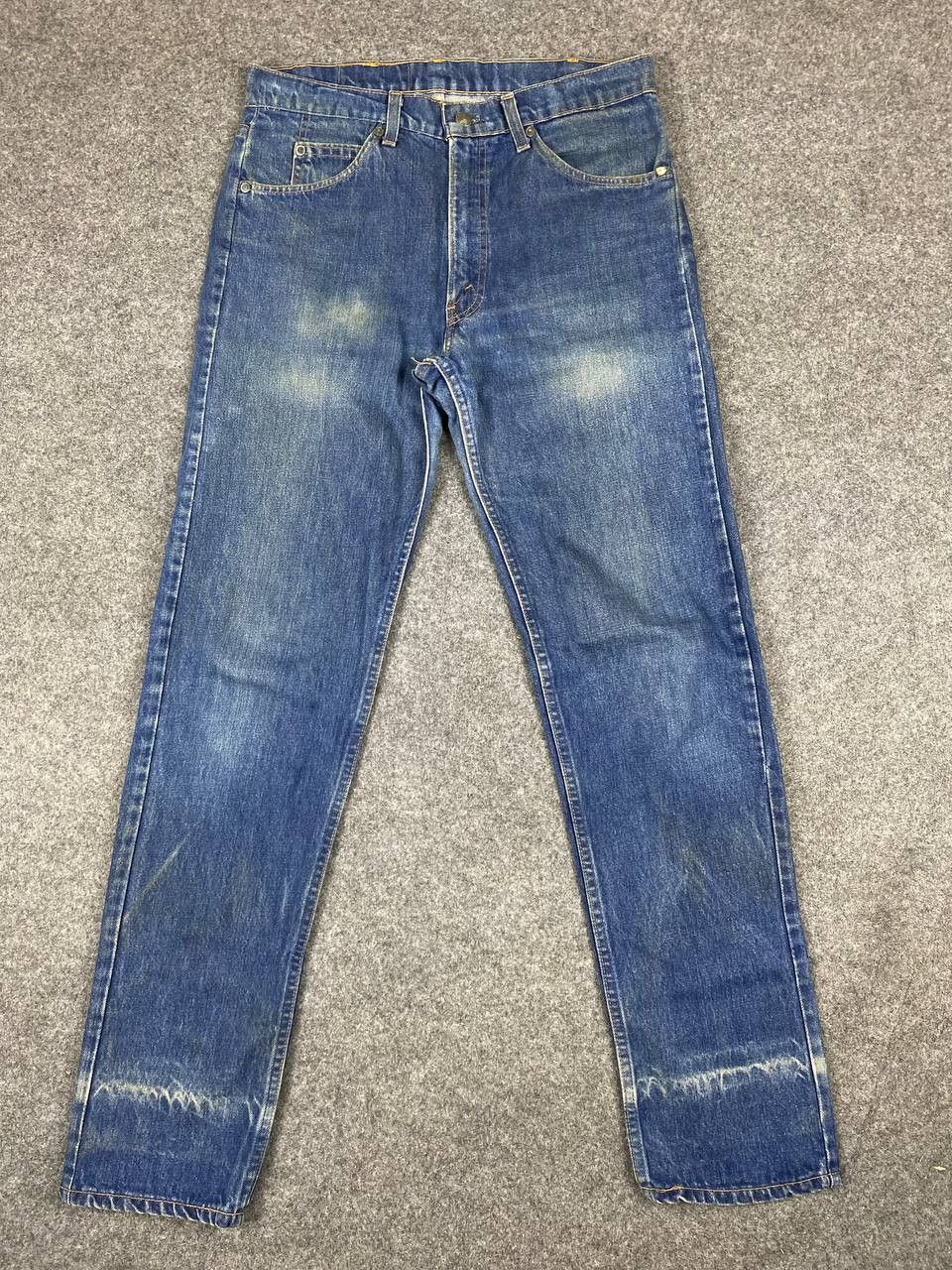 Levi's vintage levis 505 orange tab denim nice design Size US 33 - 8 Thumbnail