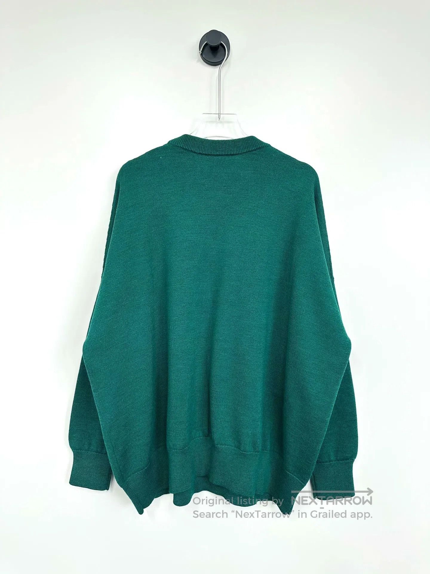 Loewe Loewe Moss Green Letter Logo Wool Knit Sweater| Size US XS / EU 42 / 0 - 2 Thumbnail