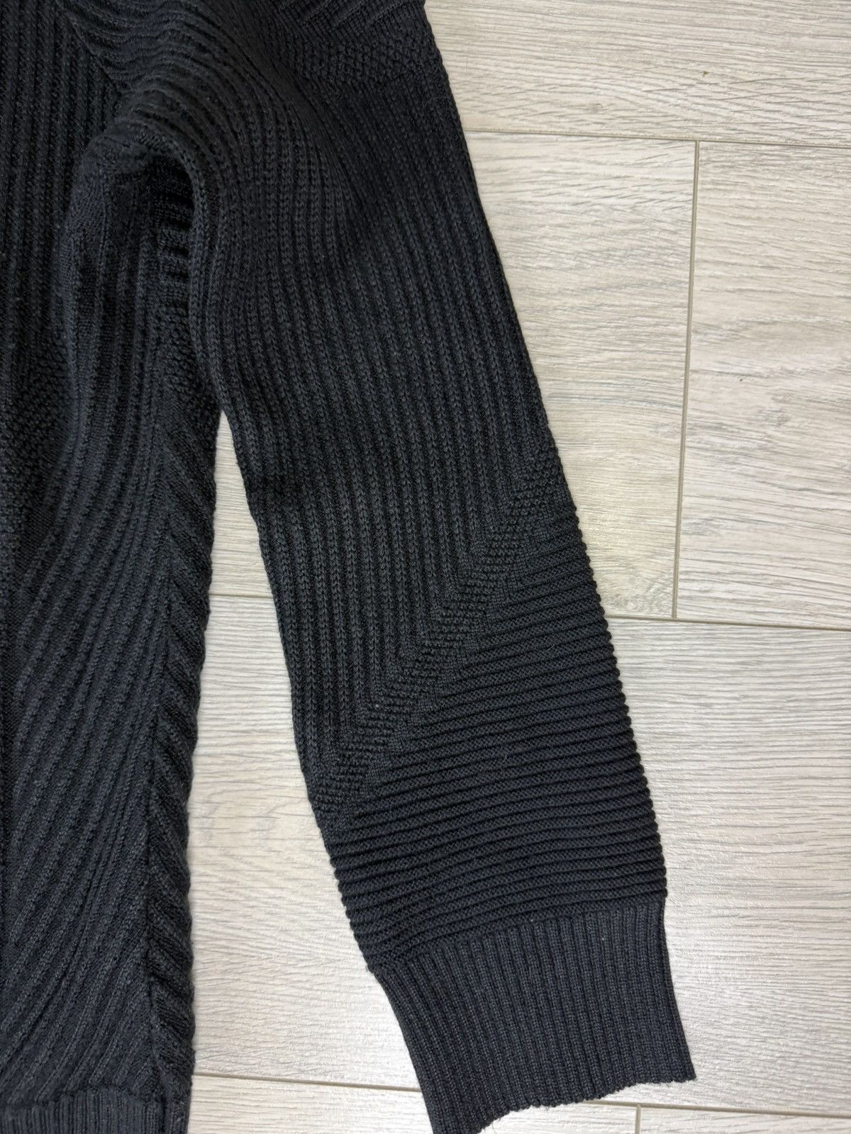 Jean Paul Gaultier Jean Paul Gaultier Ribbed Vintage Full Zip Knit Sweater Size US XL / EU 56 / 4 - 4 Thumbnail