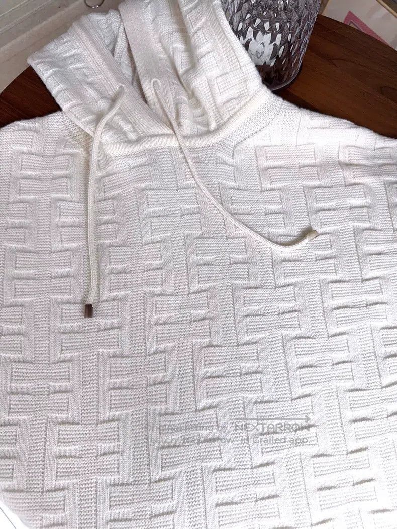Hermes Hermes White Knit Short Sleeve Size XS / US 0-2 / IT 36-38 - 7 Thumbnail