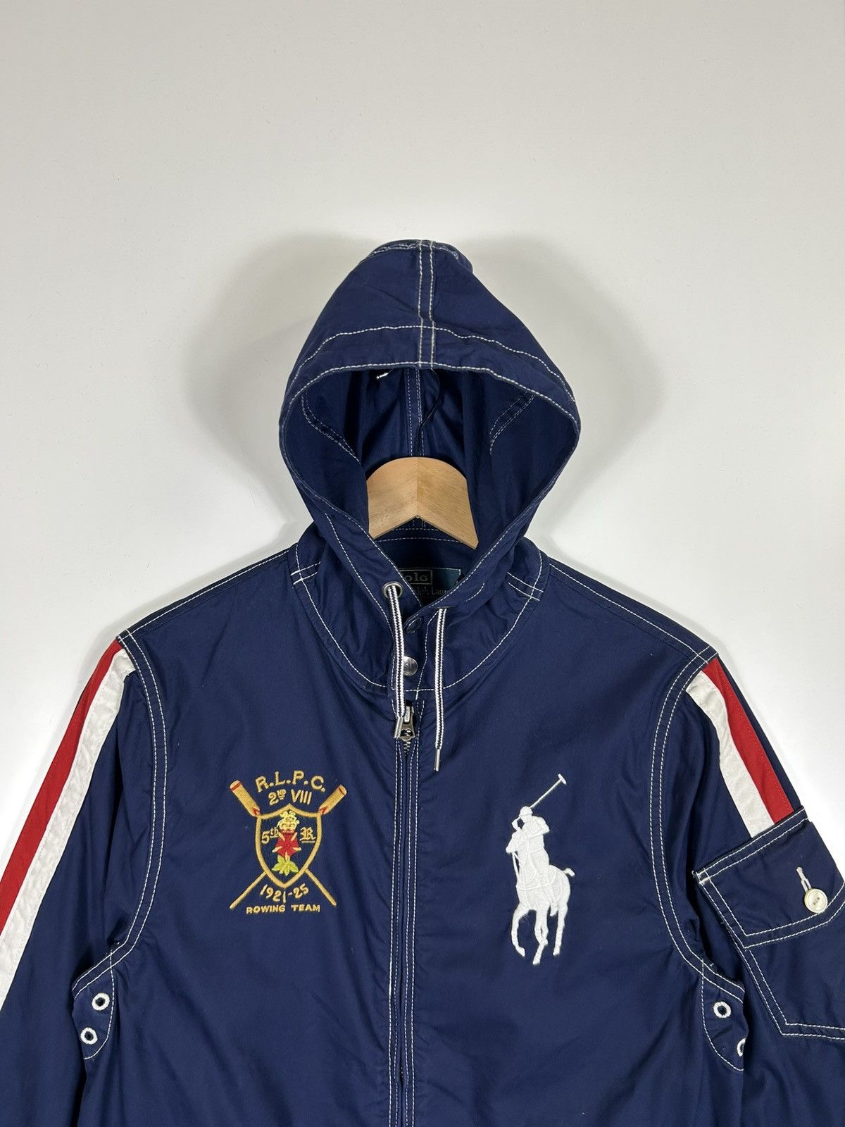 Polo Ralph Lauren 🔥Polo Ralph Lauren Big Pony Hooded Zipper Jacket Size US XS / EU 42 / 0 - 4 Thumbnail