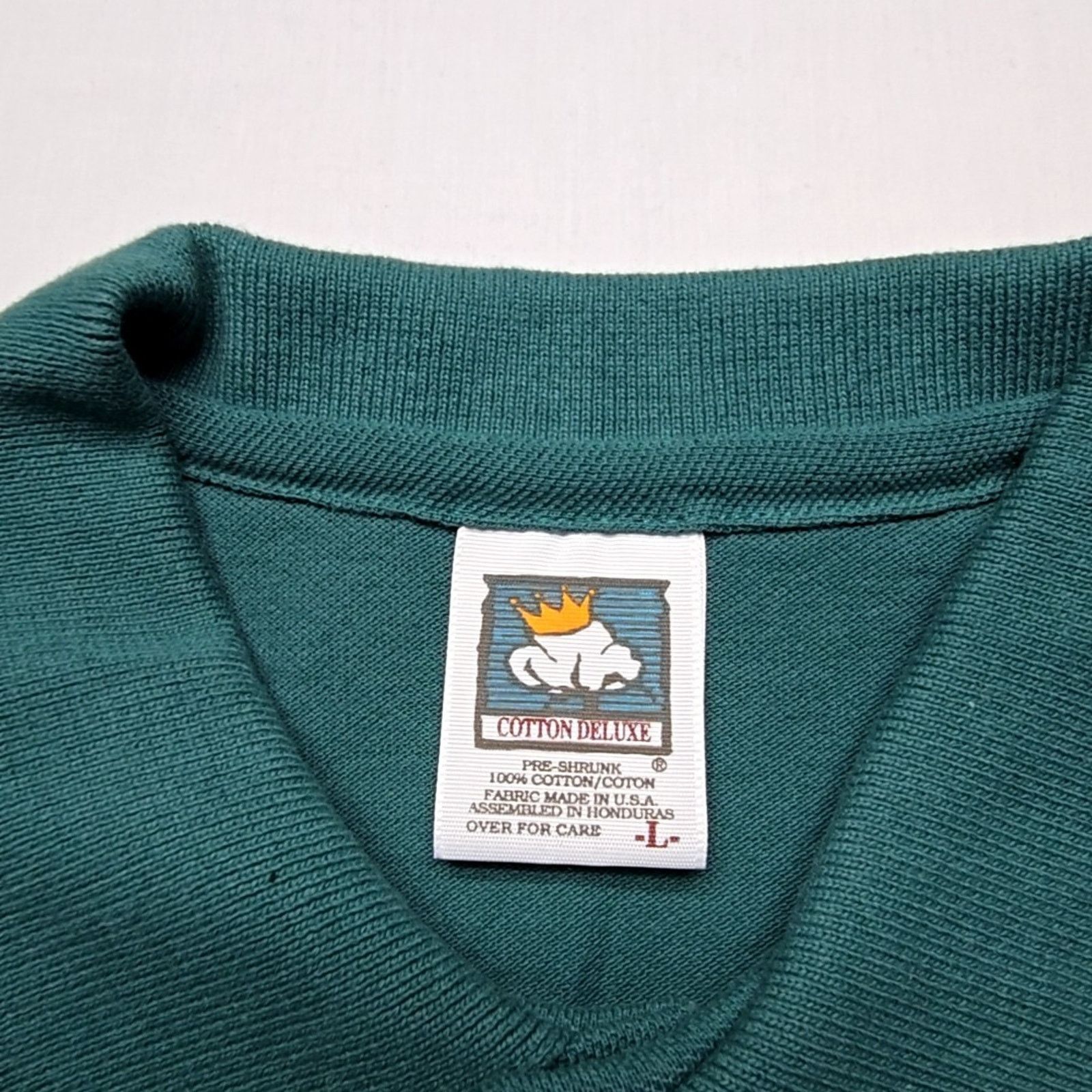 Vintage Vintage New Mexico Polo Green Mens Large Shirt 90s 1990s VTG Size US L / EU 52-54 / 3 - 3 Thumbnail