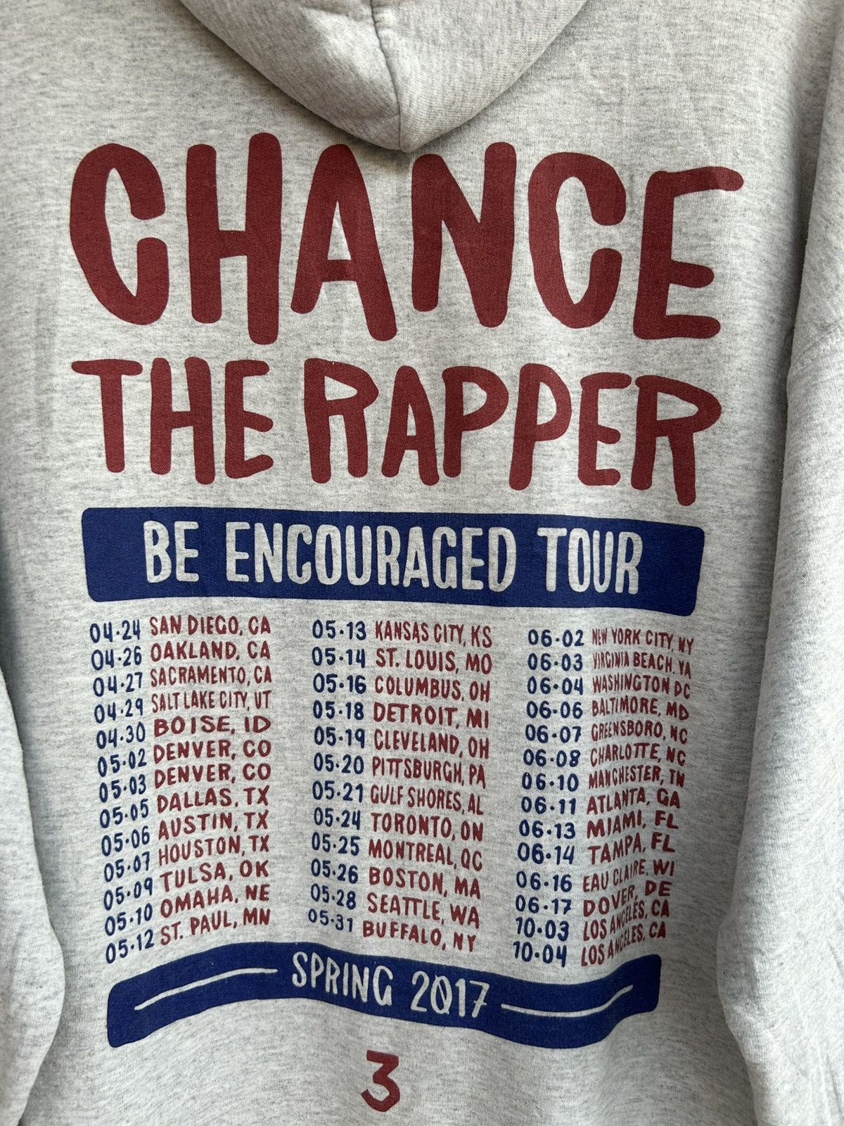Chance The Rapper Be Encouraged Tour Spring 2017 Hoodie Size US L / EU 52-54 / 3 - 4 Thumbnail