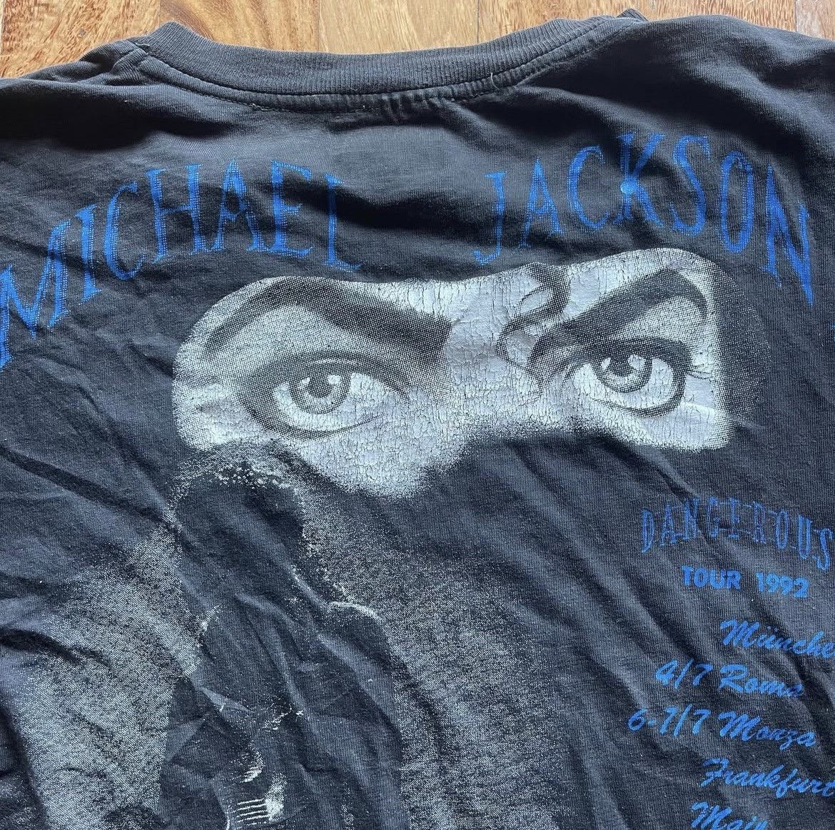 Michael Jackson Michael Jackson 1992 dangerous tour shirt Size US L / EU 52-54 / 3 - 5 Thumbnail