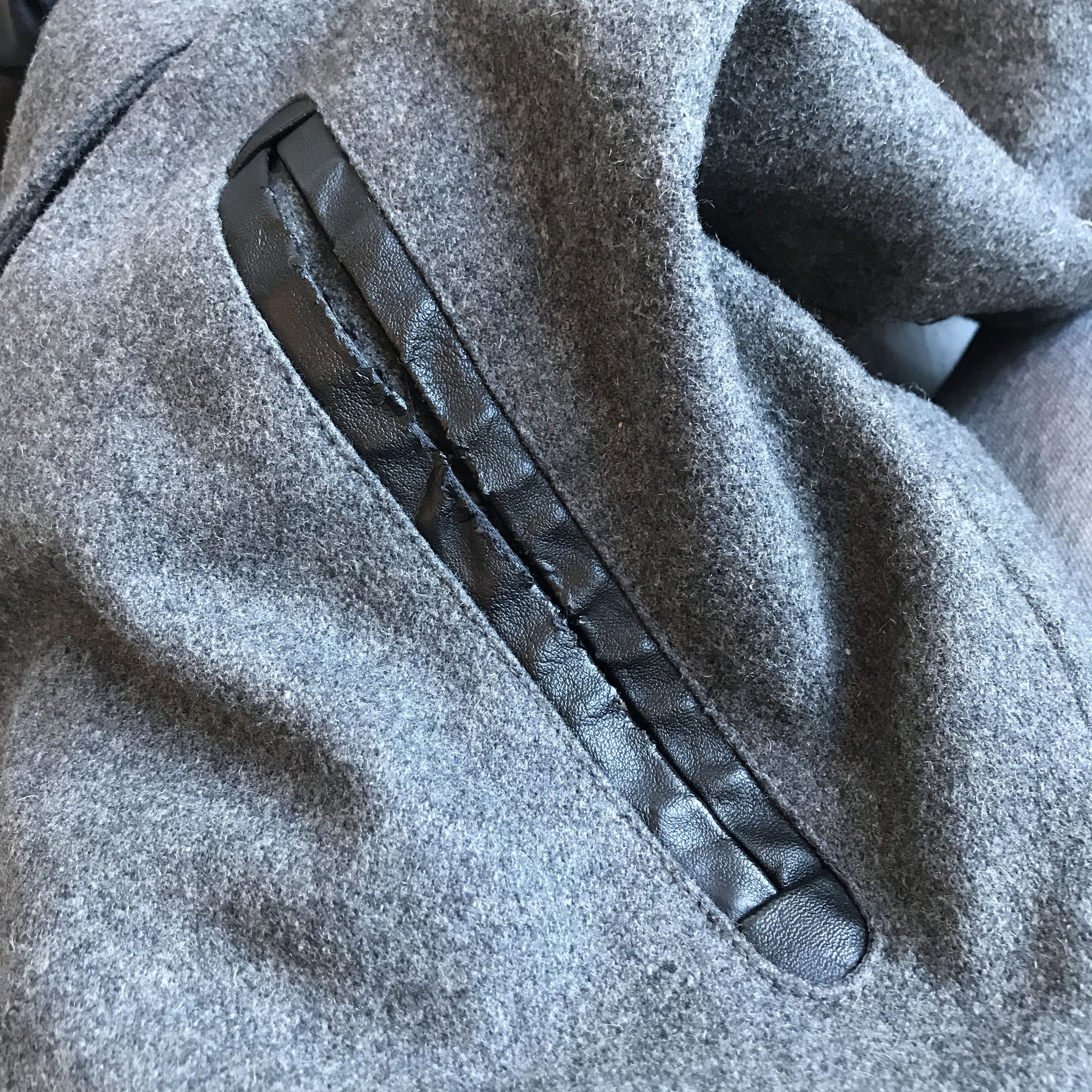 The Hundreds The Hundreds Men's Size XXL Varsity Jacket Wool Blend Grey Size US XXL / EU 58 / 5 - 10 Thumbnail