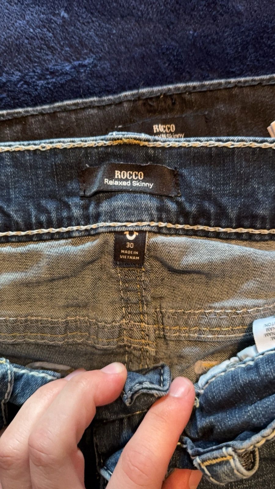 True Religion True Religion “Rocco” Relaxed Skinny Size US 30 / EU 46 - 3 Thumbnail