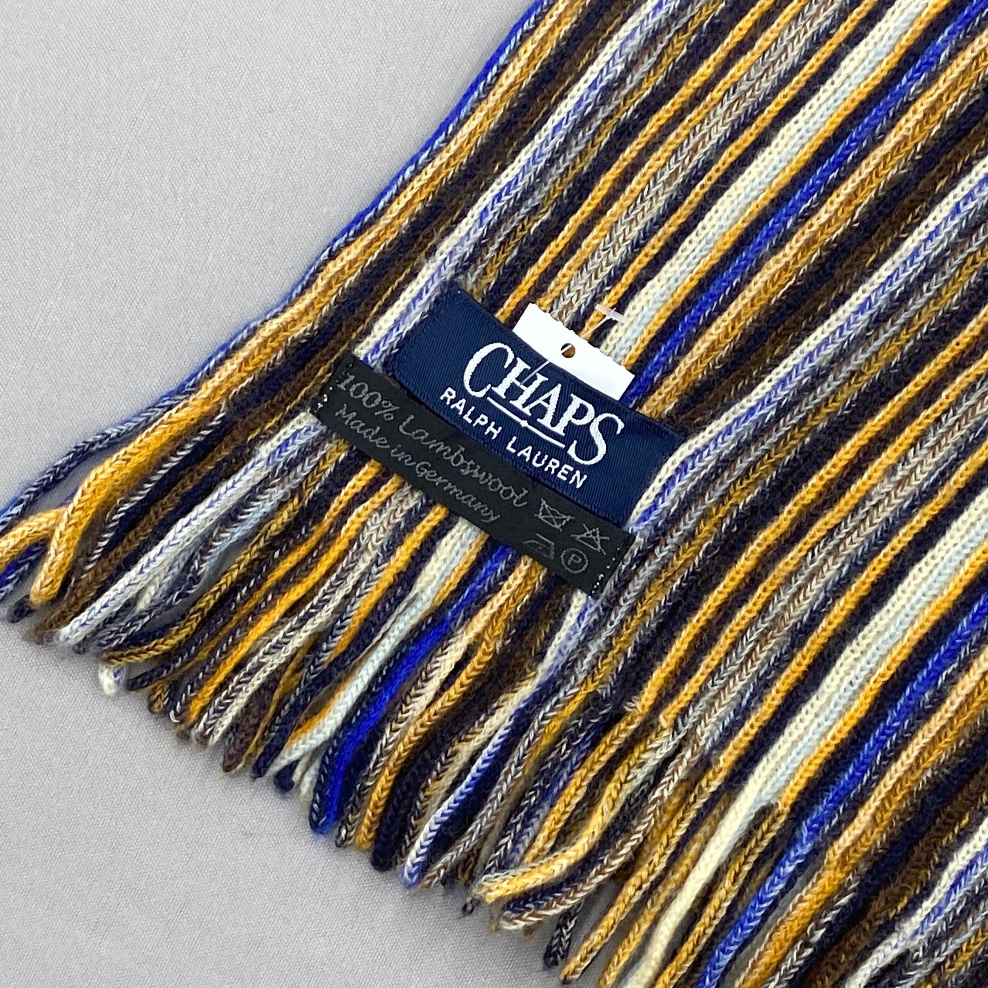 Chaps Ralph Lauren Vintage Chaps Ralph Lauren Scarf Muffler Wool Knit Scarves Size ONE SIZE - 4 Thumbnail