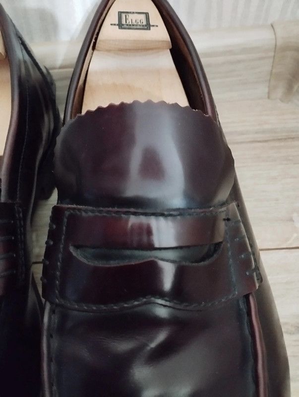 Barker Barker Caruso Burgundy Loafer mocasin size 10F Size US 11 / EU 44 - 5 Thumbnail