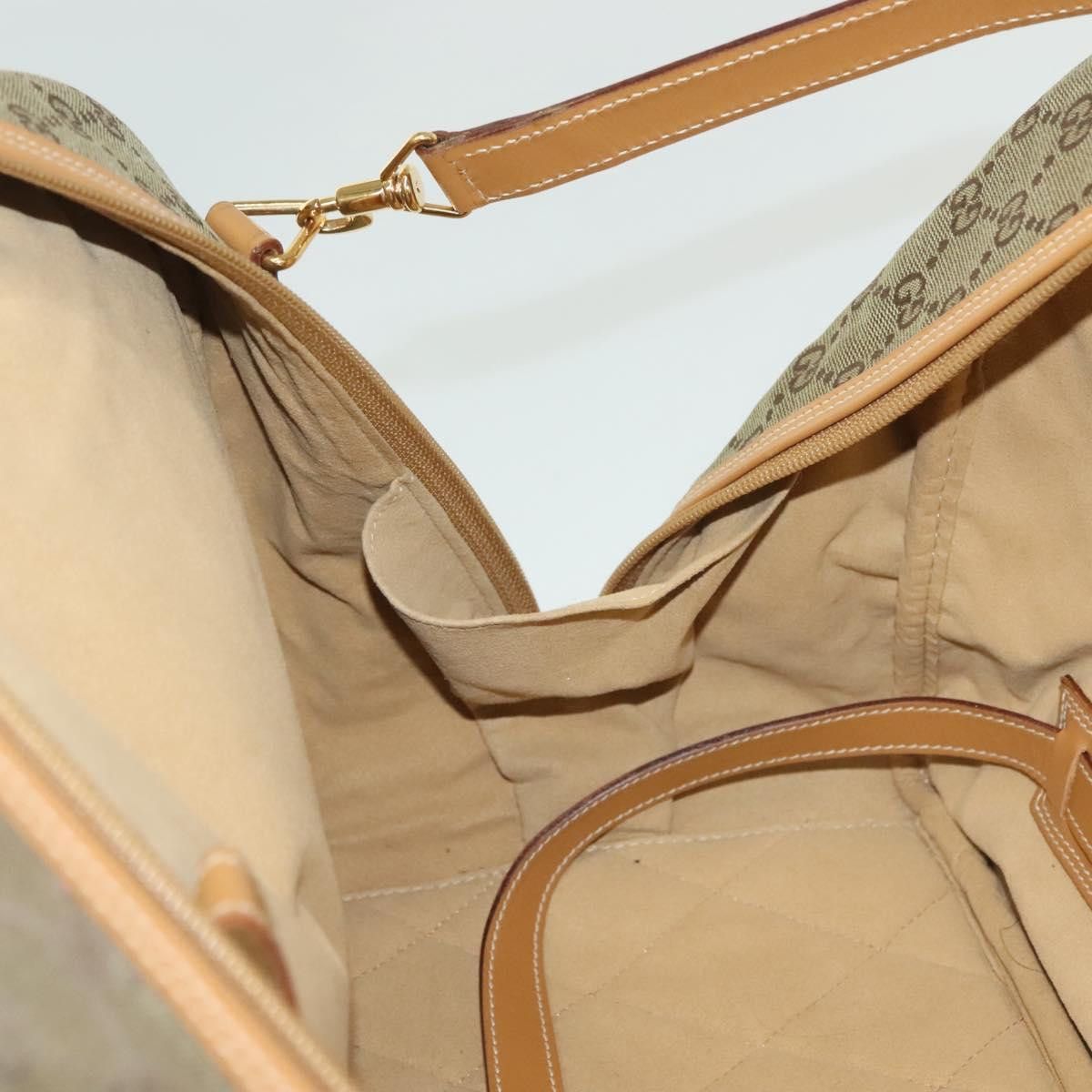 Gucci GUCCI GG Canvas Boston Bag Gold Beige 013 123 013 123 Size ONE SIZE - 20 Thumbnail