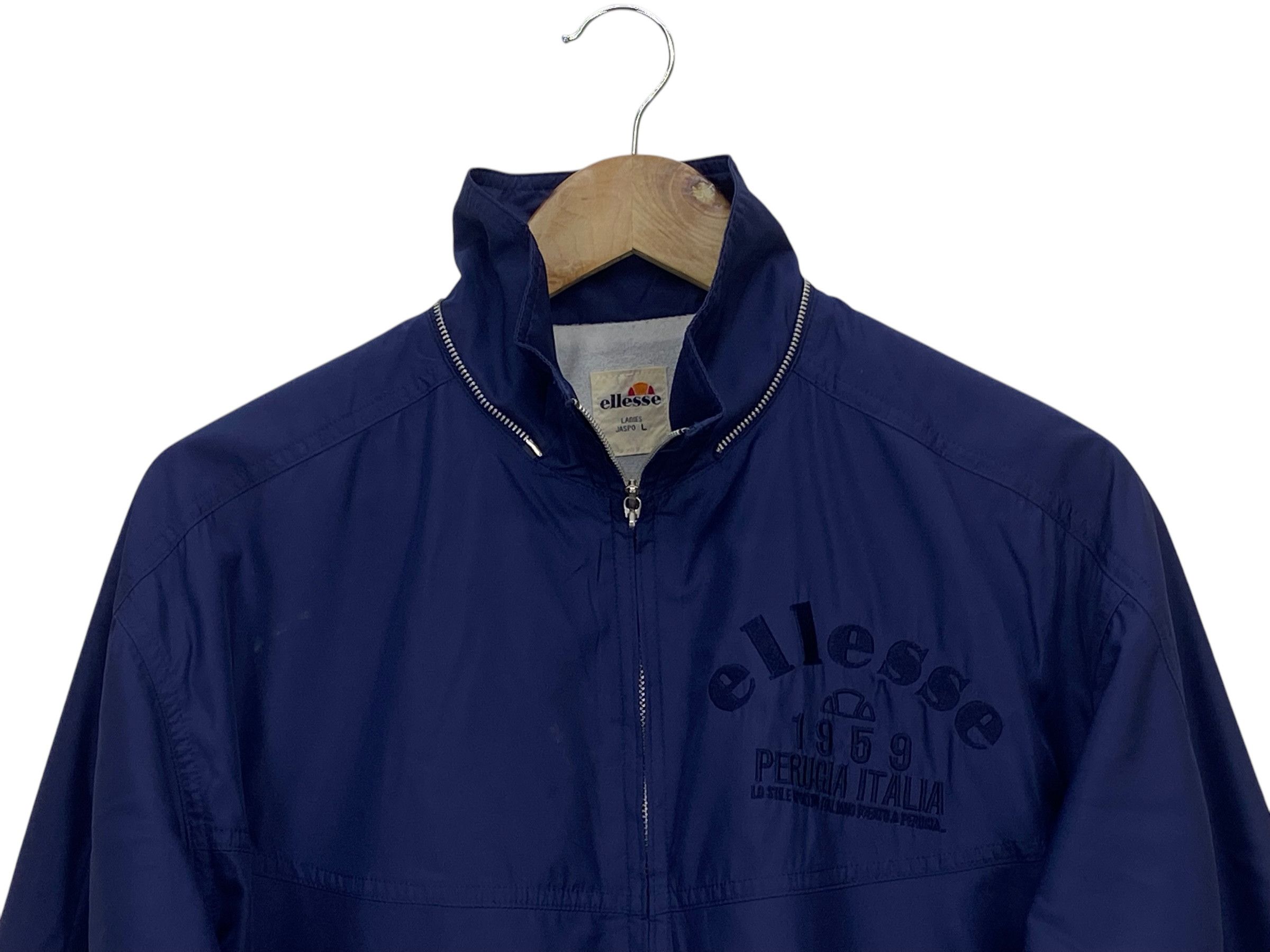 Ellesse × Vintage Ellesse Zipper Track Jacket Blue White Retro Sportswear Size US S / EU 44-46 / 1 - 7 Thumbnail