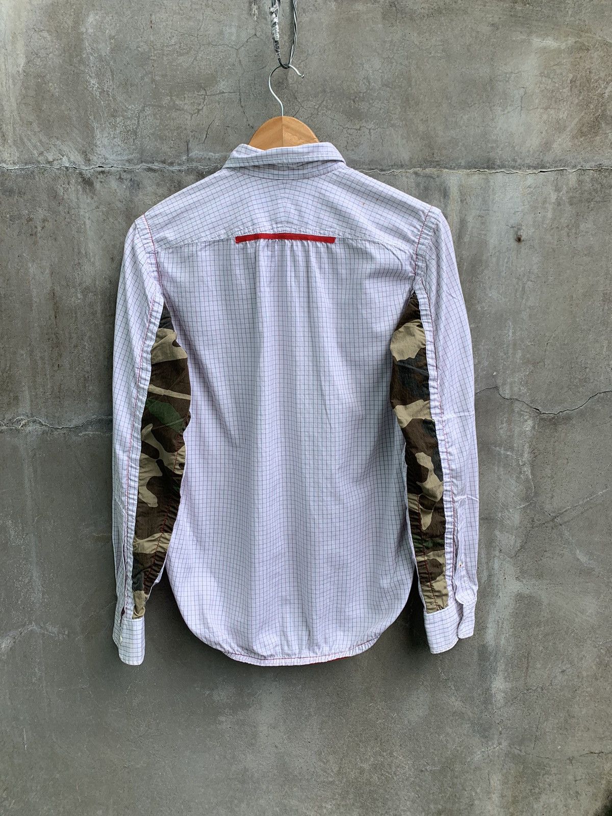 Junya Watanabe Camo Patched Sleeve Shirt Size US S / EU 44-46 / 1 - 1 Thumbnail