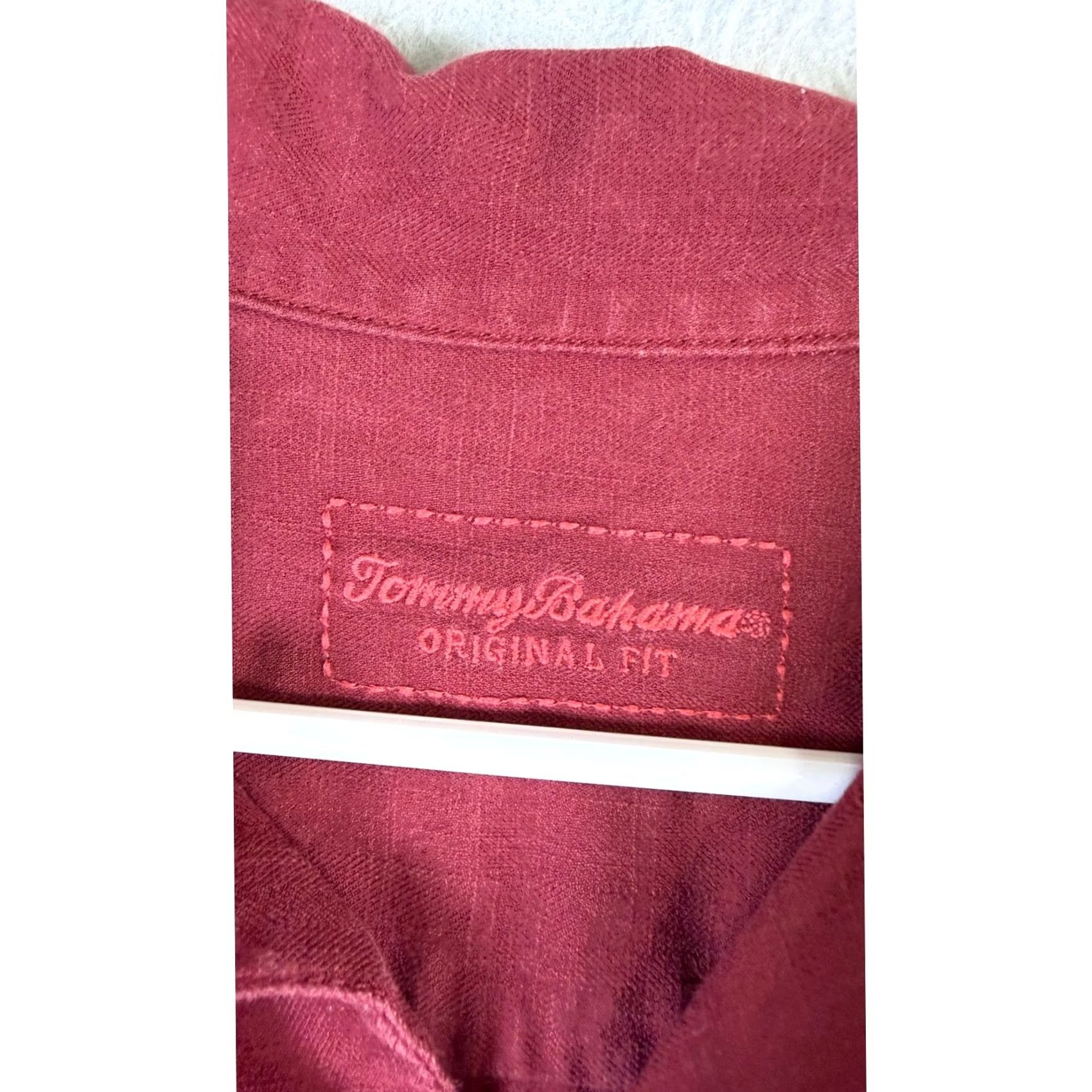 Tommy Bahama Tommy Bahama Red Shirt Mens Medium Tequila Mocking Parrot Silk Size US M / EU 48-50 / 2 - 8 Thumbnail