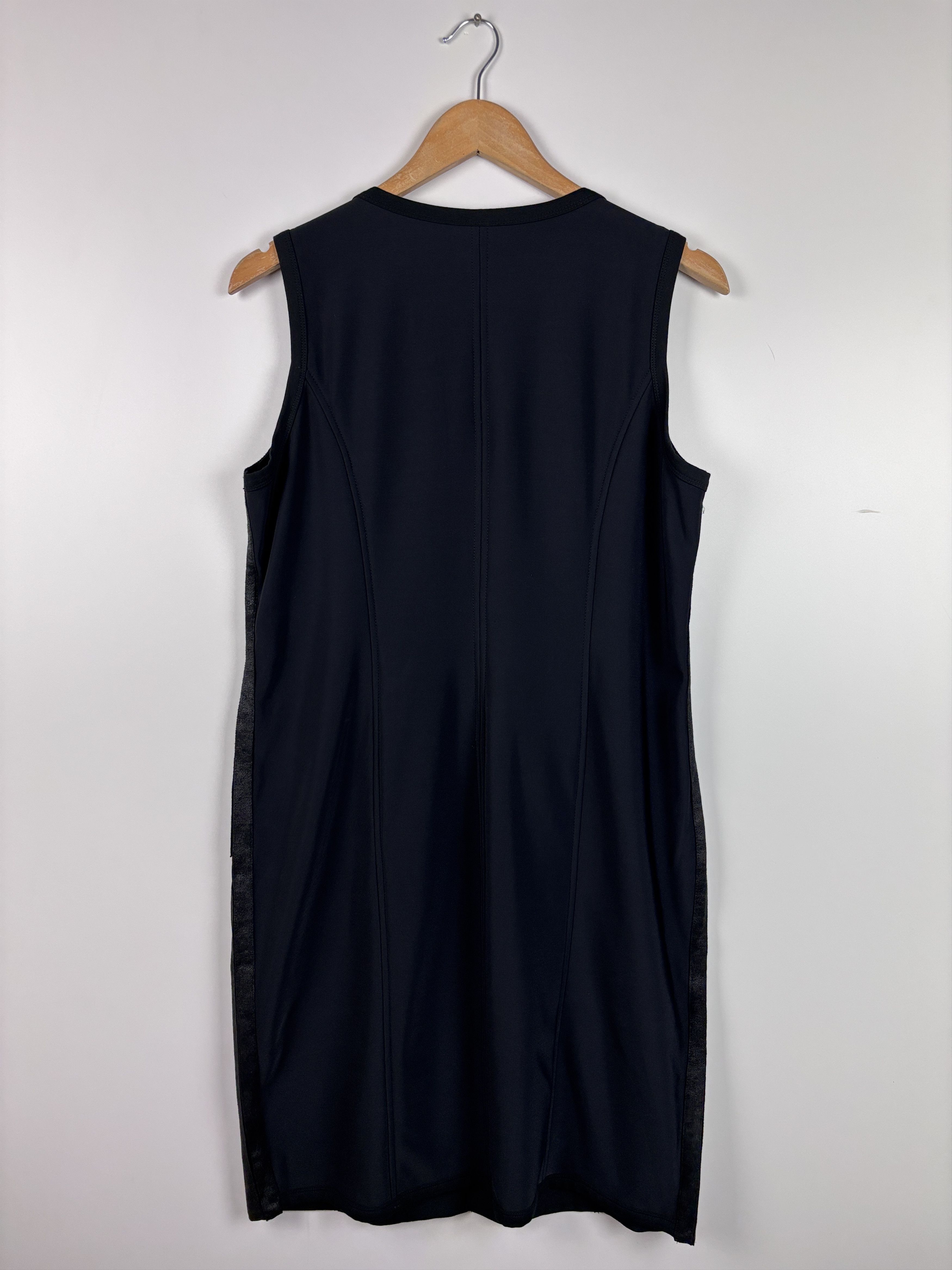 Other Marc Cain Sleeveless Shift Dress Black Size N 5 / UK 16 Size M / US 6-8 / IT 42-44 - 5 Thumbnail
