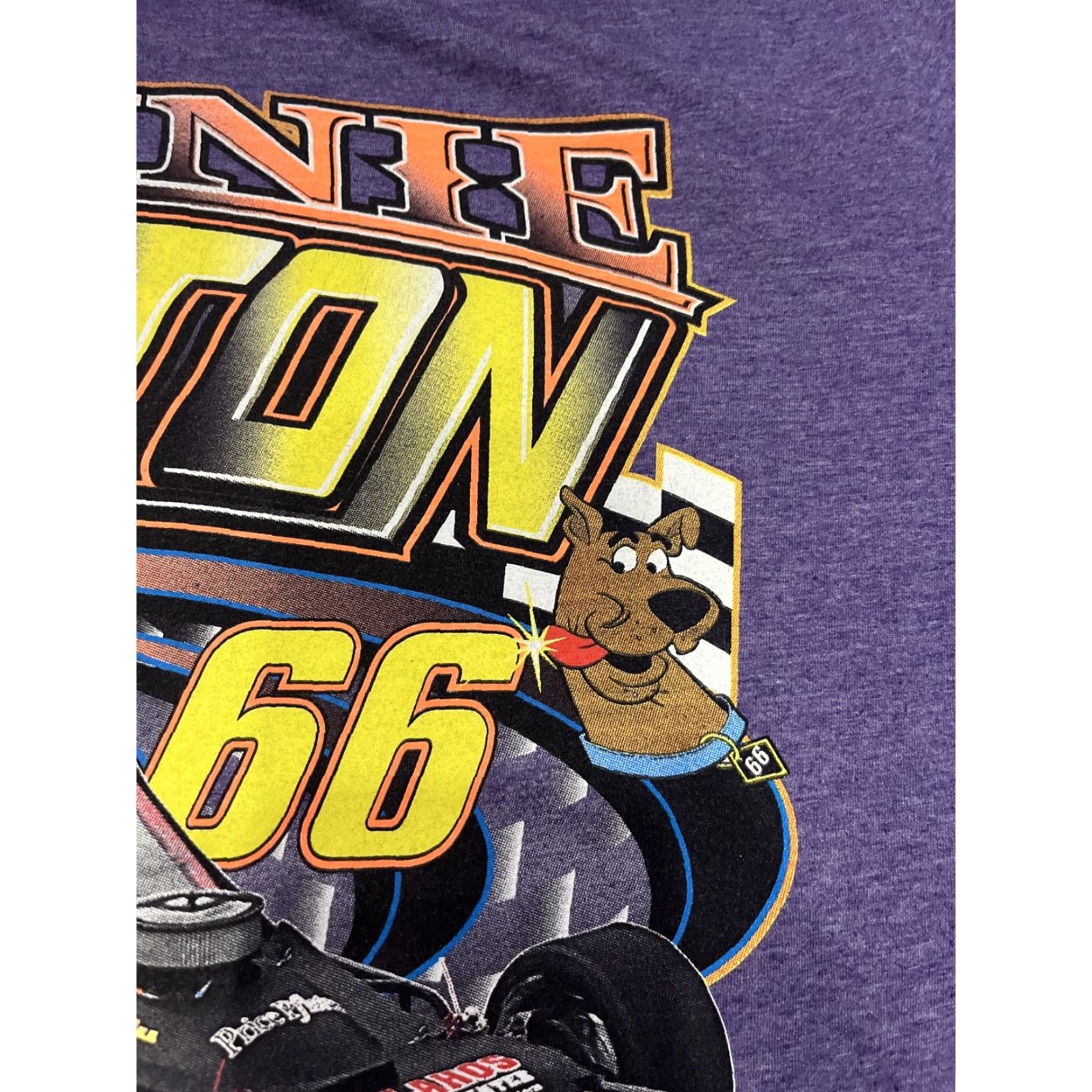 Fruit Of The Loom VINTAGE Ronnie Clifton Nascar Shirt XL Purple Mens T-Shirt Nascar Racing Size US XL / EU 56 / 4 - 7 Thumbnail