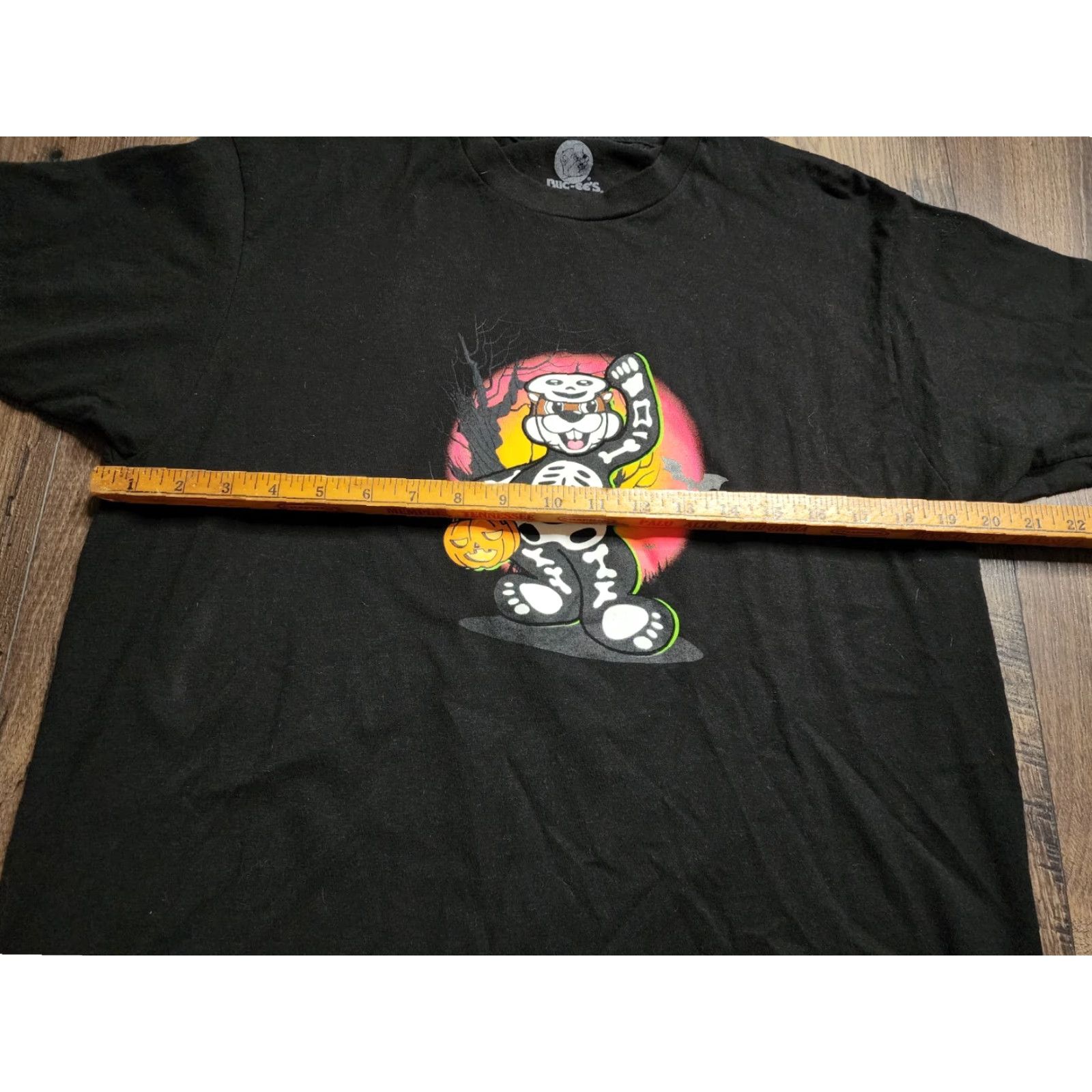 Vintage Bucees Mens T-Shirt Halloween 2022 Can’t Talk Now Doing Spooky Stuff Beaver Black L Shirt Mens Size US L / EU 52-54 / 3 - 4 Thumbnail