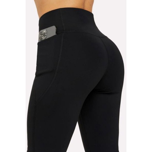 Fabletics Fabletics PureLuxe Everyday Crossover Flare Black Yitty Coll Size 27" / US 4 / IT 40 - 9 Thumbnail