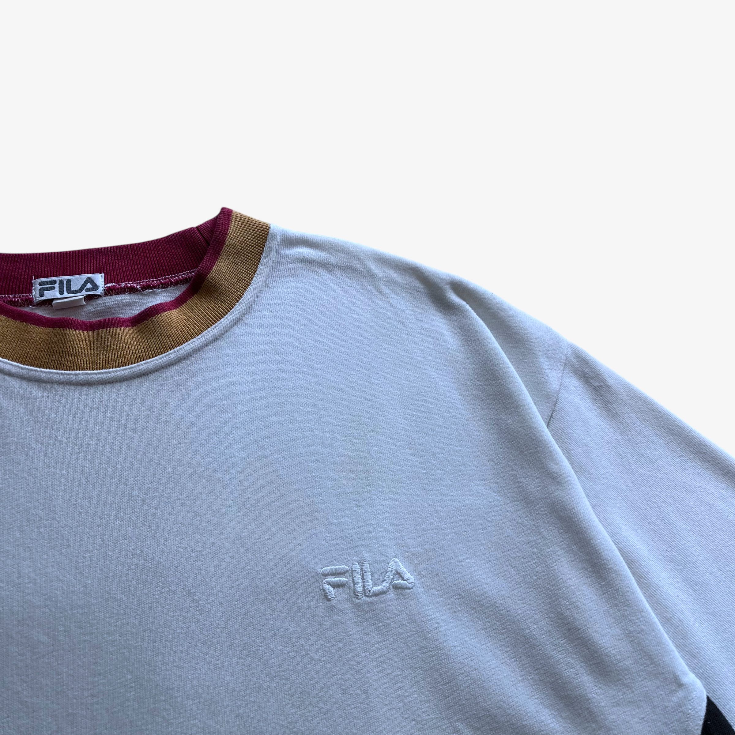 Fila Vintage 90s Men's Fila Abstract Tennis Dog Print T-Shirt Size US XL / EU 56 / 4 - 4 Thumbnail
