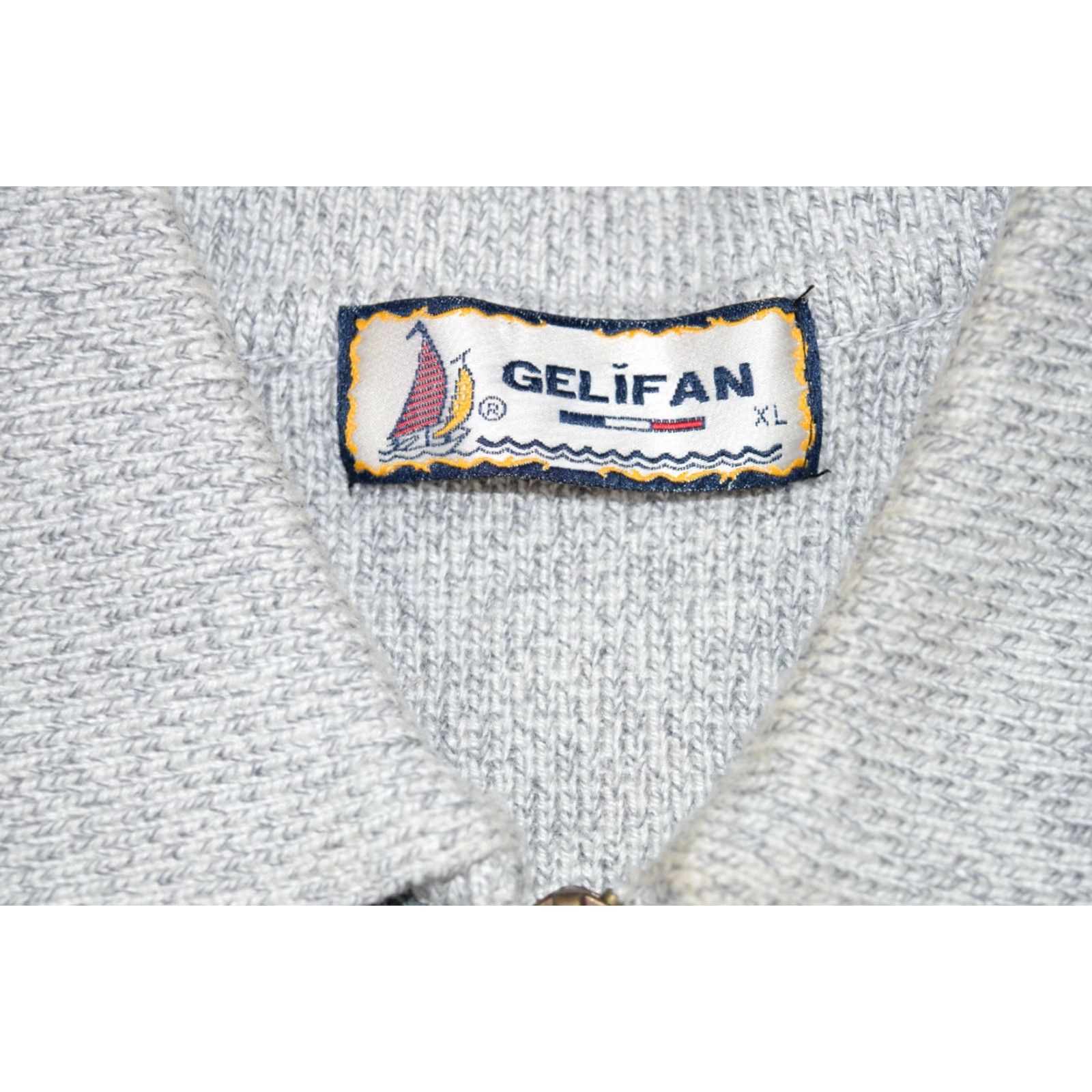 Vintage VINTAGE GELIFAN AZTEC 1/4 ZIP SWEATER GRAY MENS XL 80s 90s Size US XL / EU 56 / 4 - 5 Thumbnail