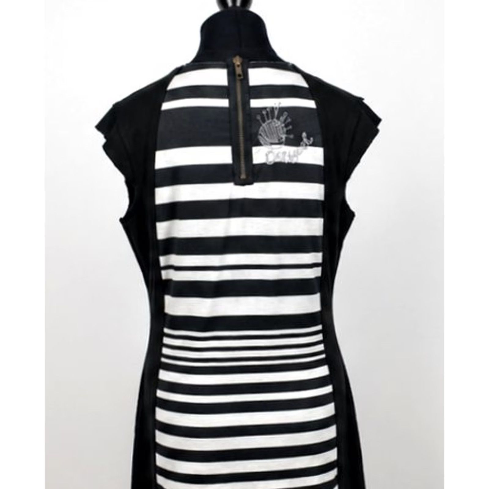 Desigual Desigual Tamy dress Womens striped Multicoloured Size XXL Size XXL / US 16-18 / IT 52-54 - 3 Thumbnail