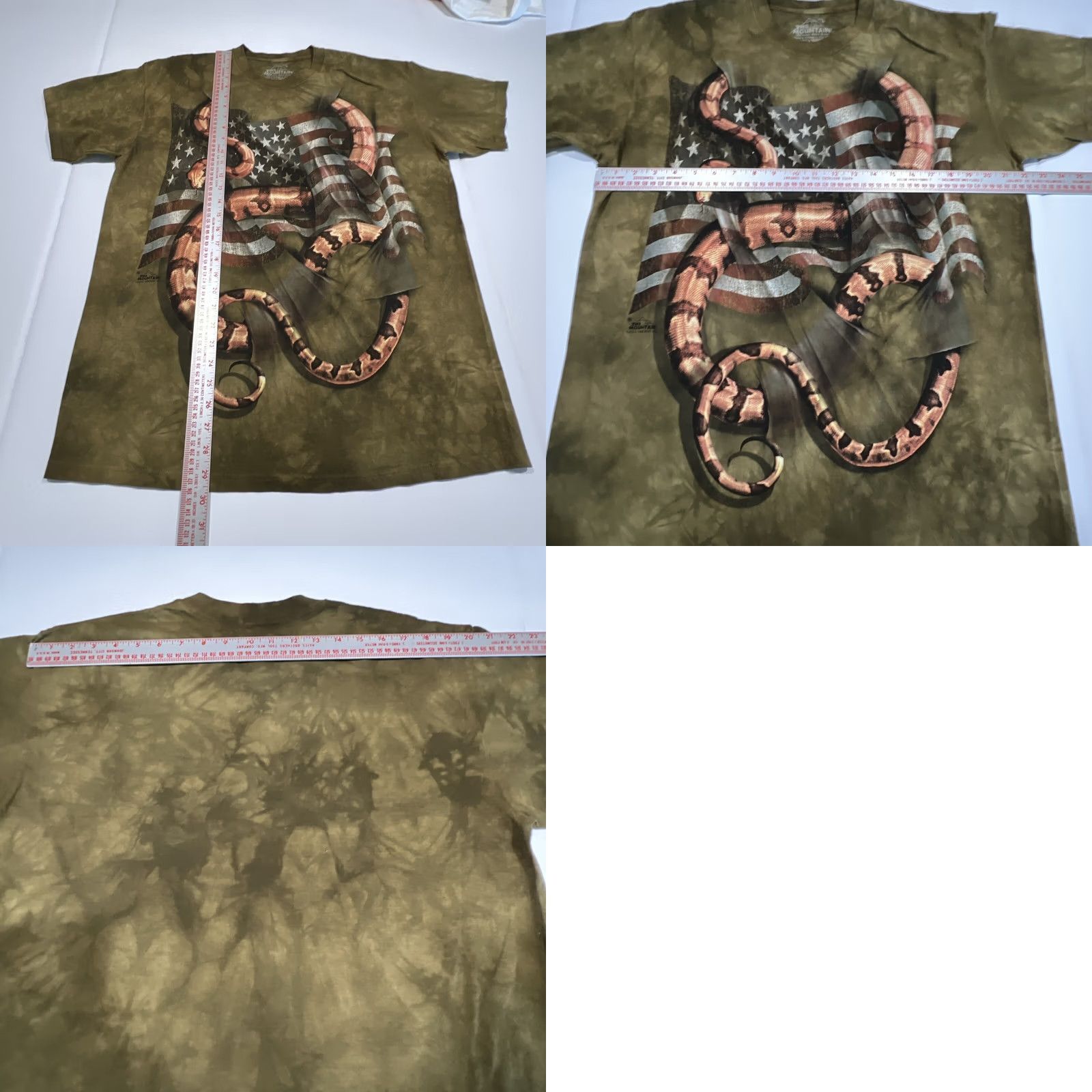 Vintage American Flag Snake Don’t Tread On Me 2013 T Shirt Men L Size US L / EU 52-54 / 3 - 8 Thumbnail