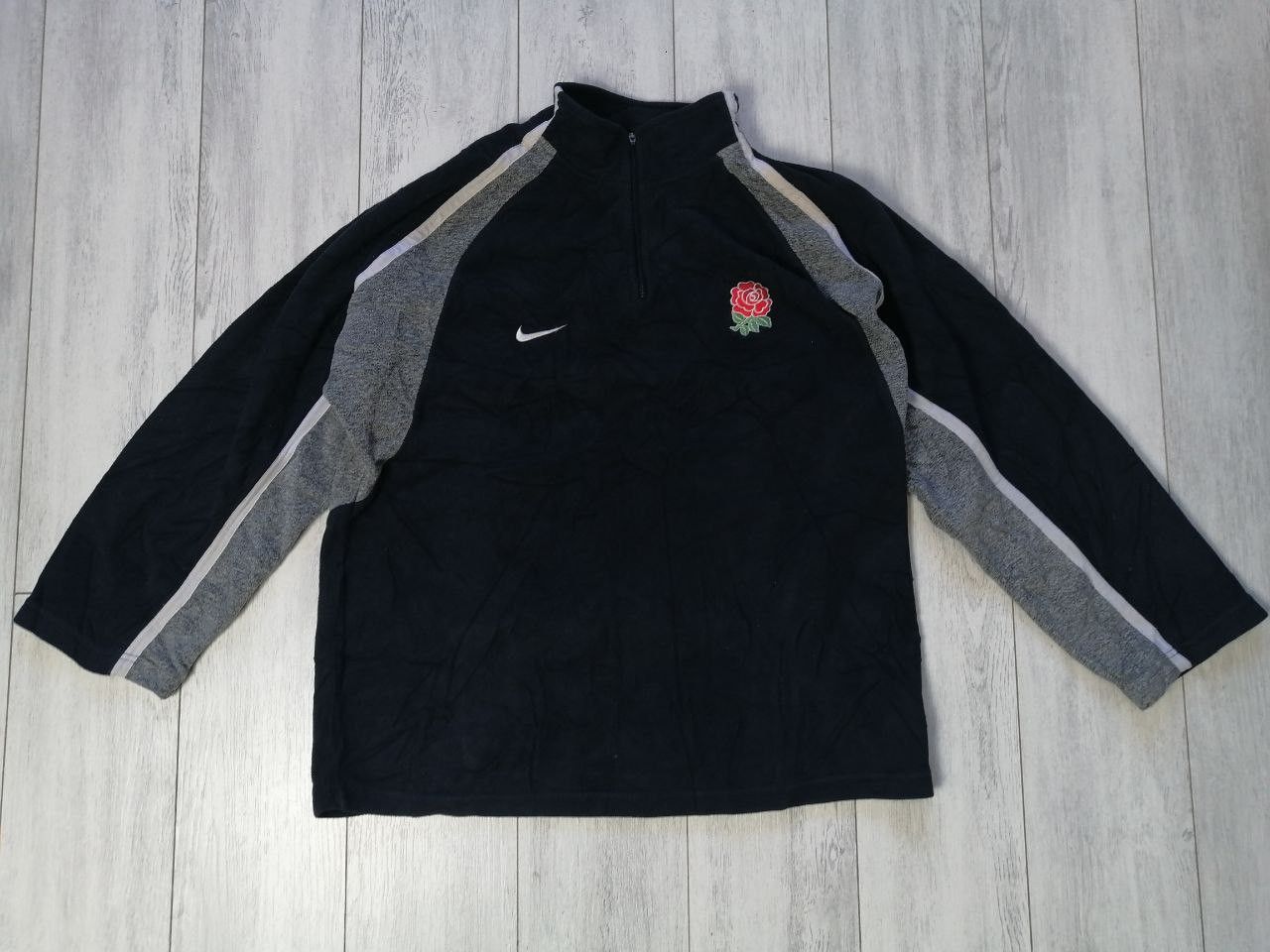 Nike England Rugby Fleece Jacket Nike Vintage Size S Size US S / EU 44-46 / 1 - 1 Thumbnail