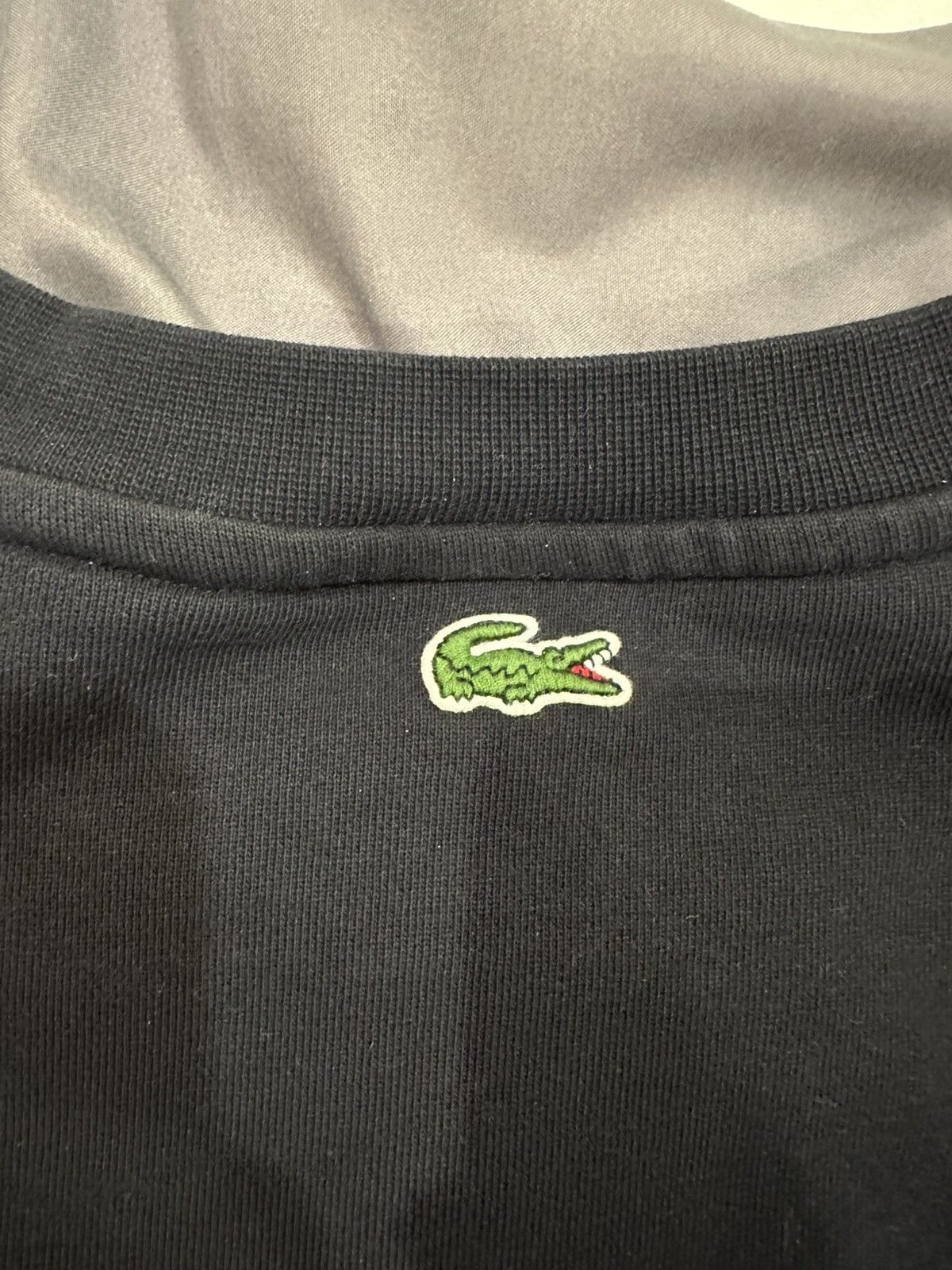 Lacoste Navy Lacoste Crewneck With Crocodile Design Size US M / EU 48-50 / 2 - 5 Thumbnail