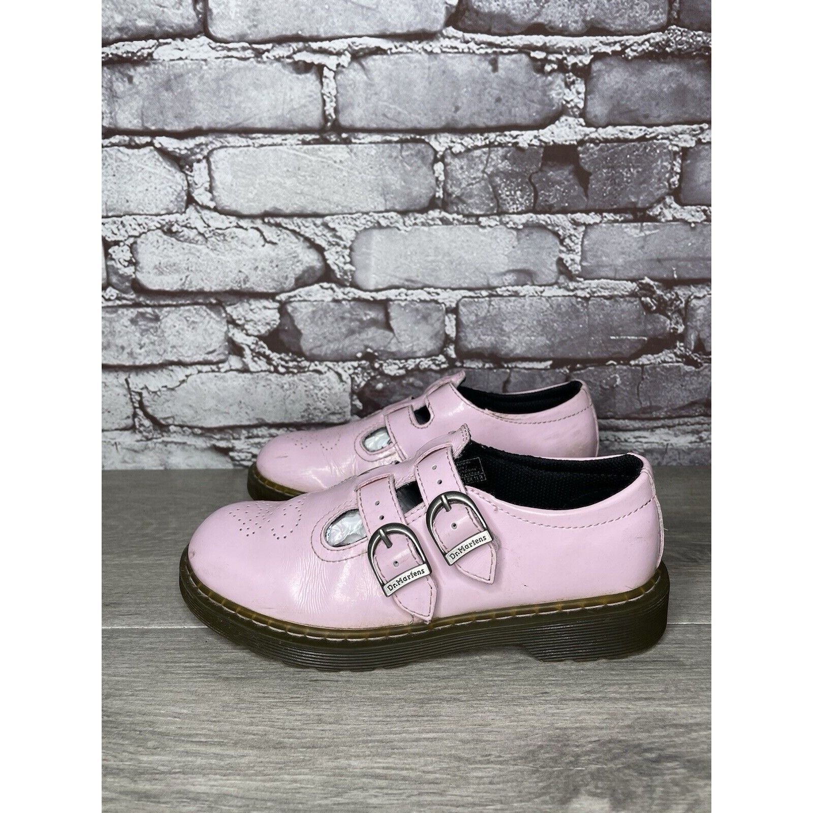 Dr. Martens Dr. Martens 8065 J Pink Patent Leather Mary Jane