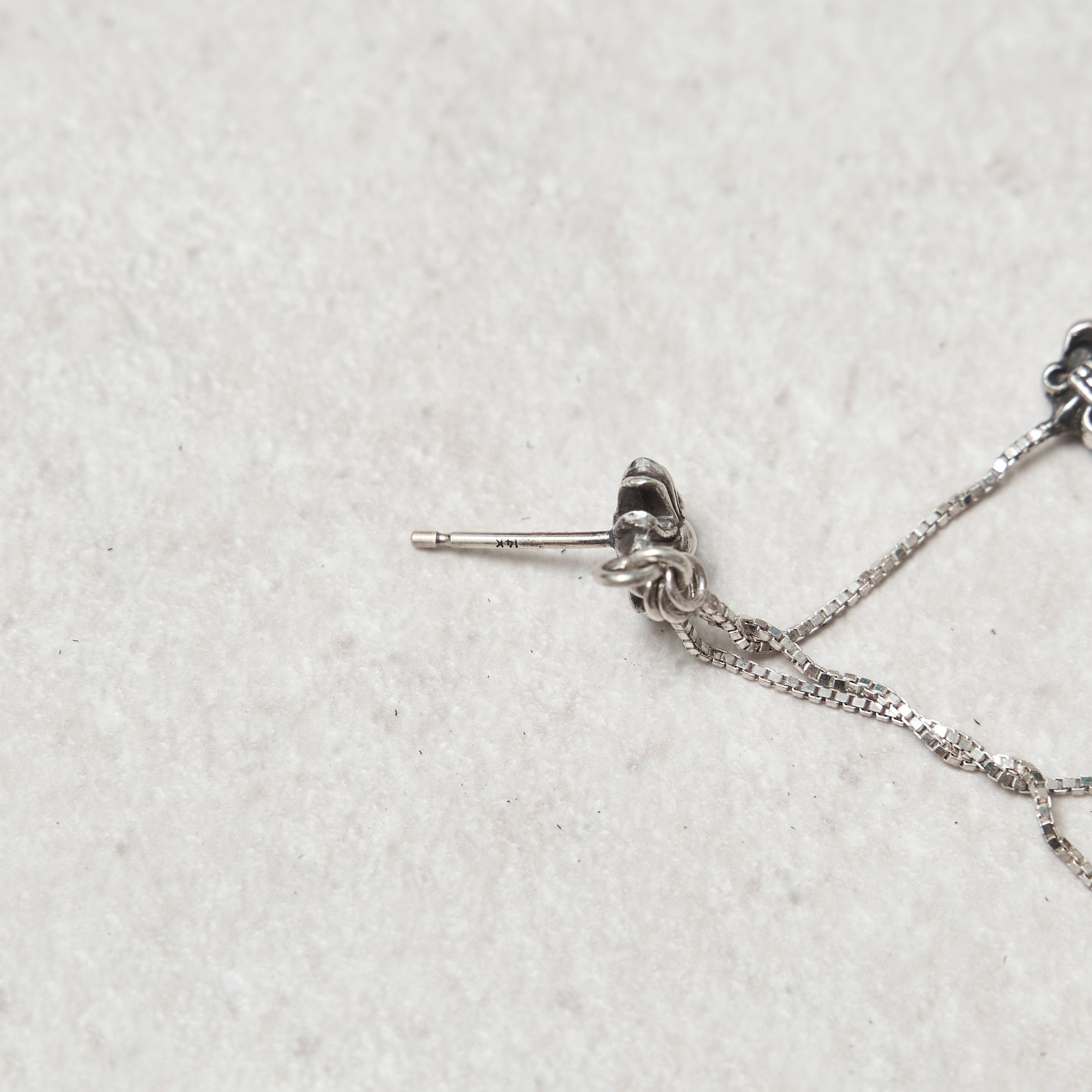 Chrome Hearts CHROME HEARTS JOJO PST PLS BS STAR L CROSS FUSTER EARRINGS Size ONE SIZE - 2 Thumbnail