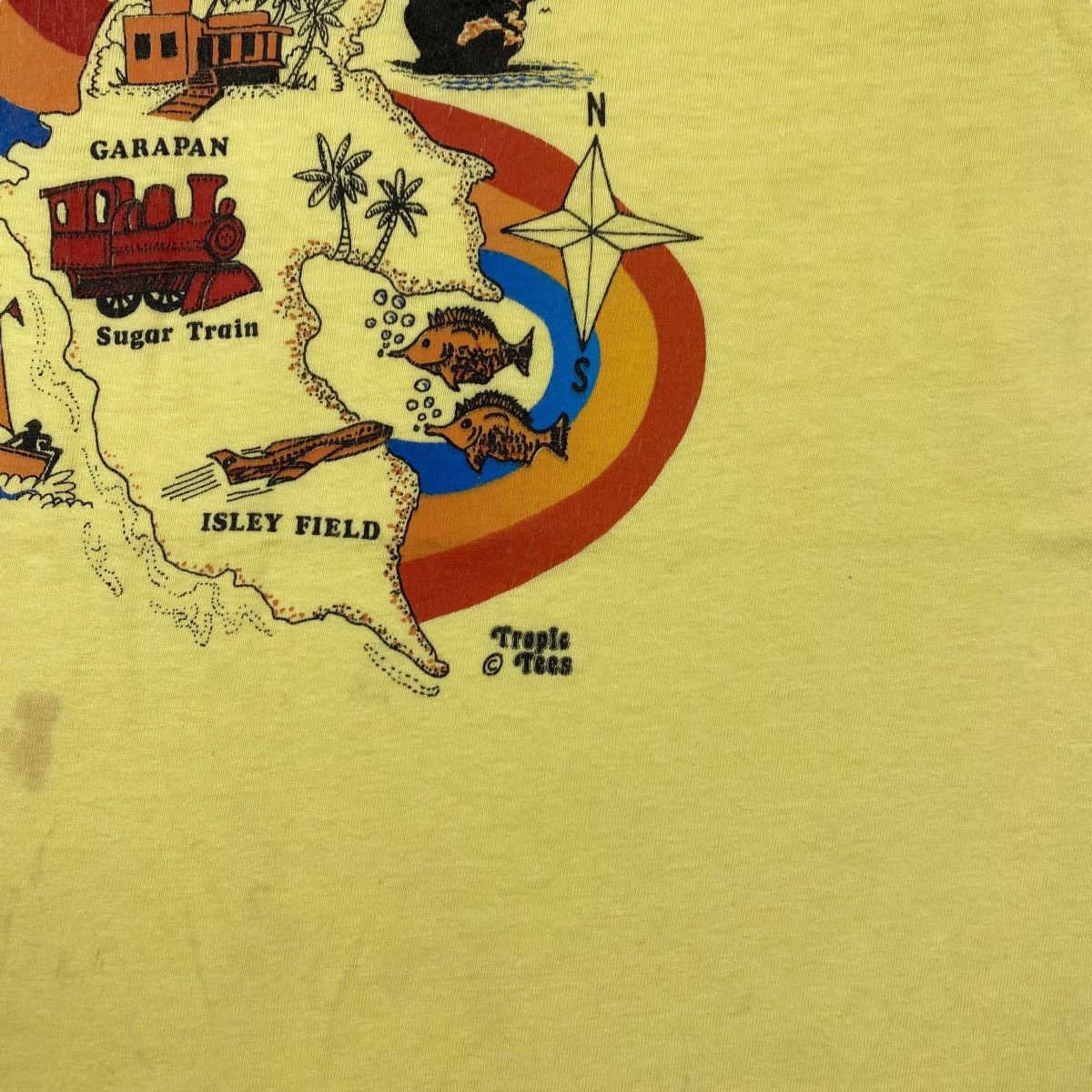 Hanes Vintage 80s Saipan T-Shirt Hanes Tropic Tees Hawaii Size US L / EU 52-54 / 3 - 4 Thumbnail