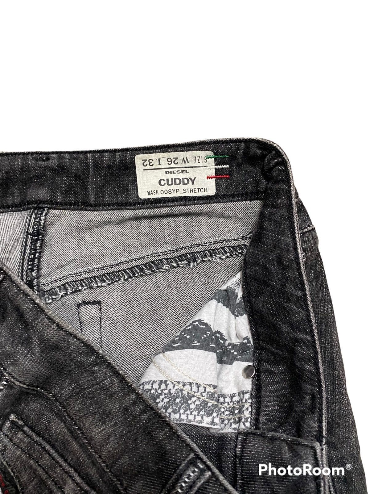 Diesel × Hysteric Glamour × Tornado Mart Diesel Cuddy Stretch Black Wash Made in Italy Size US 29 - 8 Thumbnail