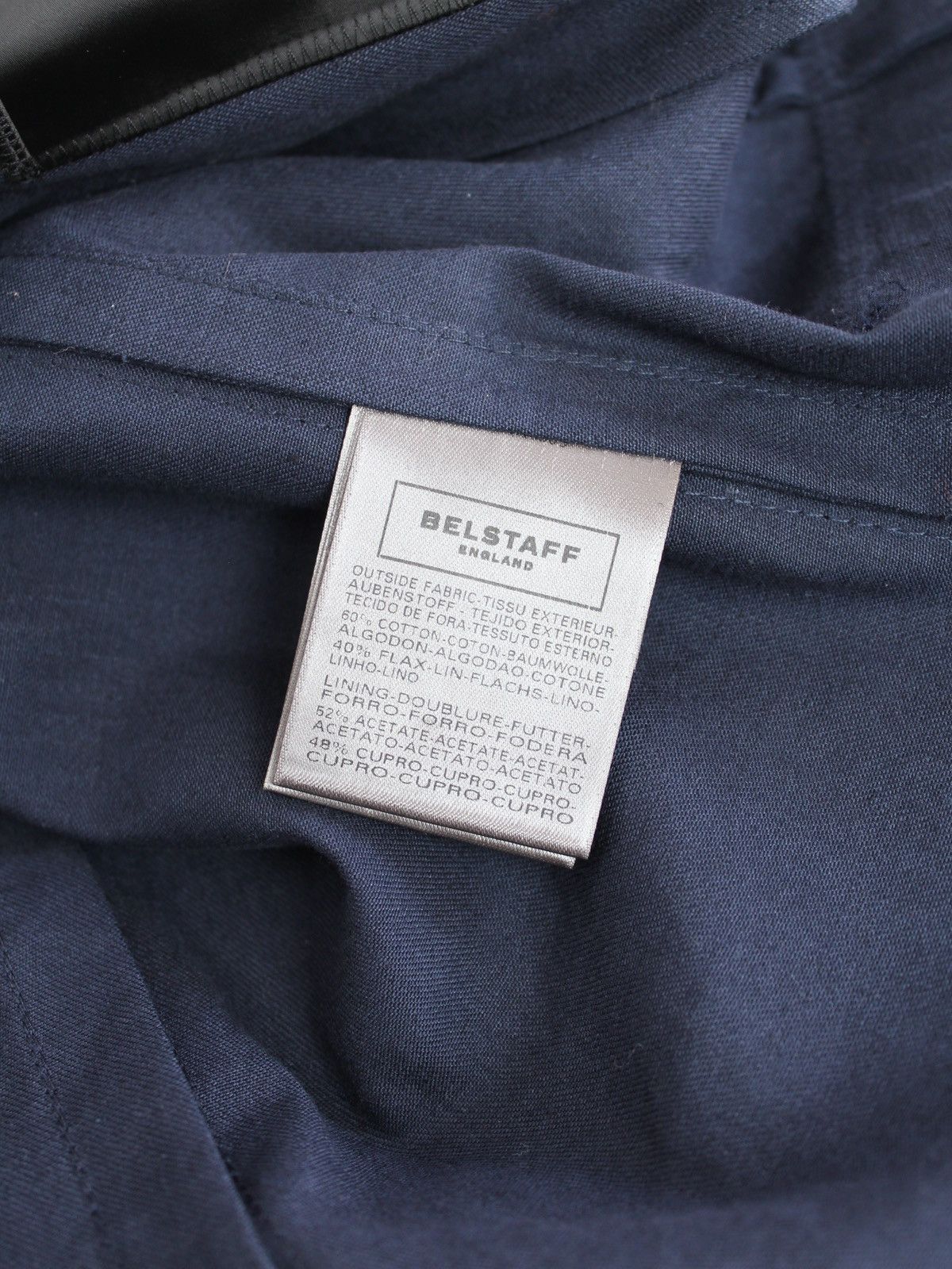 Belstaff Belstaff Men’s Linen Cotton Navy Jacket Size US M / EU 48-50 / 2 - 10 Thumbnail