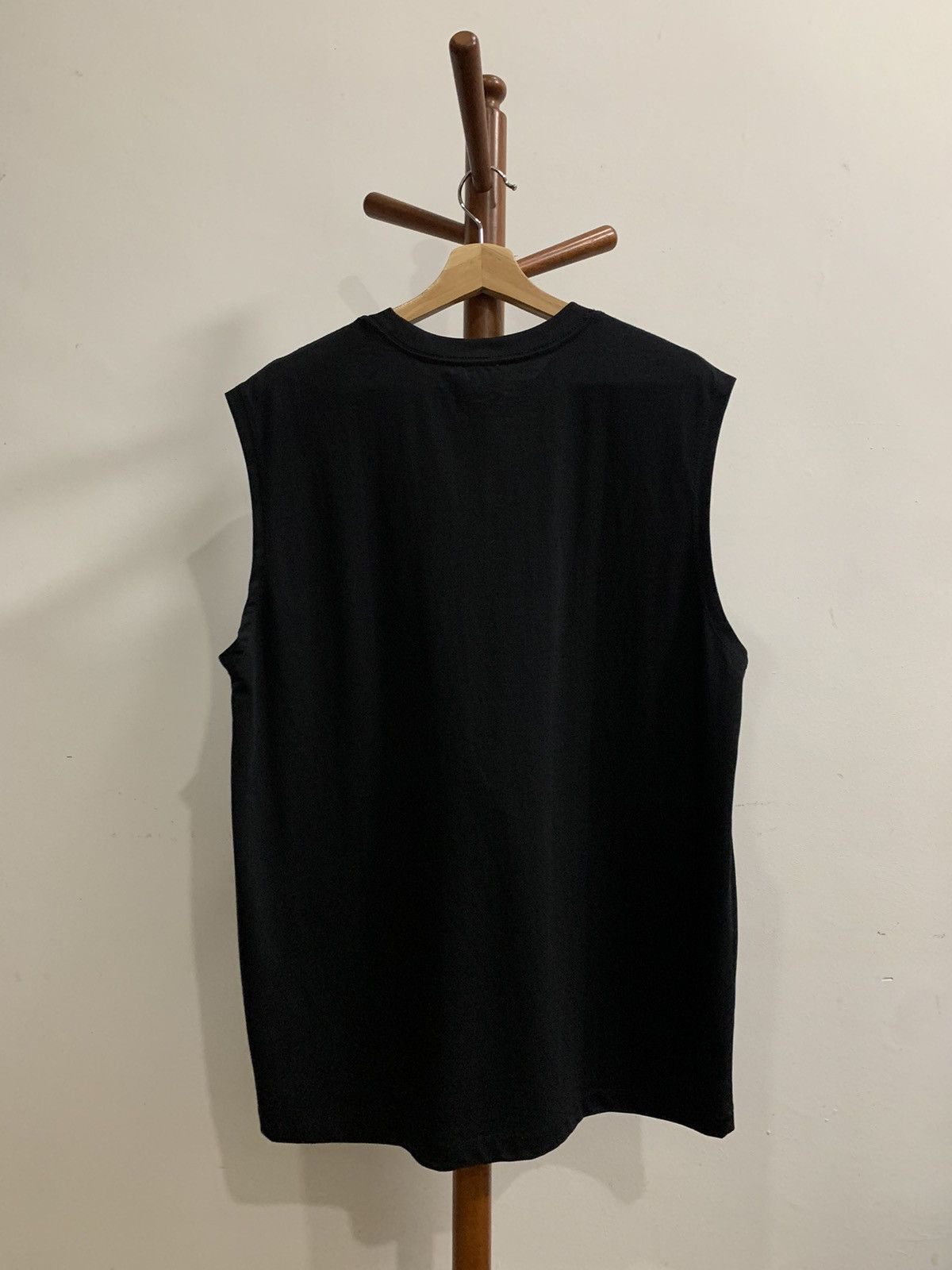 Marithe + Francois Girbaud Marithe Francois Girbaud Printed Big Logo Sleeveless Shirts Size US L / EU 52-54 / 3 - 2 Thumbnail