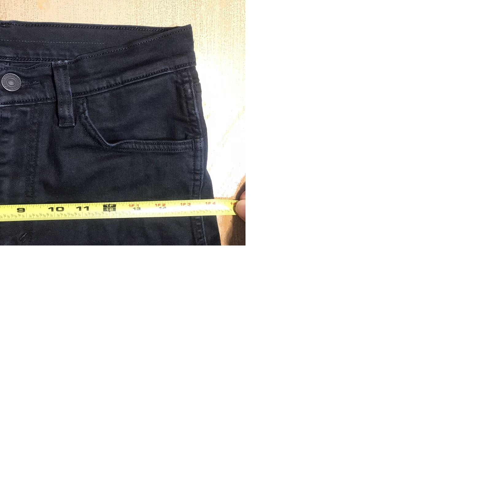 Levi's Levi's Jeans Womens 28x28 Black Skinny Stretch High Rise LINE 8 22774 Inseam 28in Slim 5-Pocket Denim Size 28" / US 6 / IT 42 - 10 Thumbnail