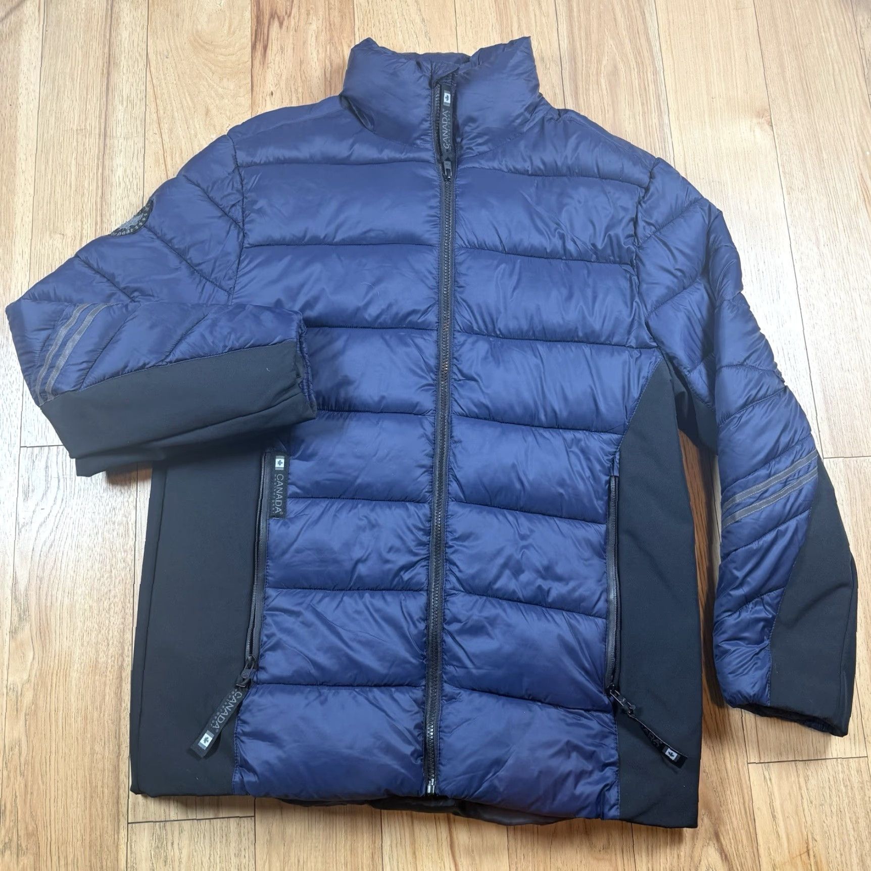 Vintage Canada Weather Gear Puffer Jacket Mens Large Blue Water Resistant Full Zip Jacket Size US L / EU 52-54 / 3 - 2 Thumbnail