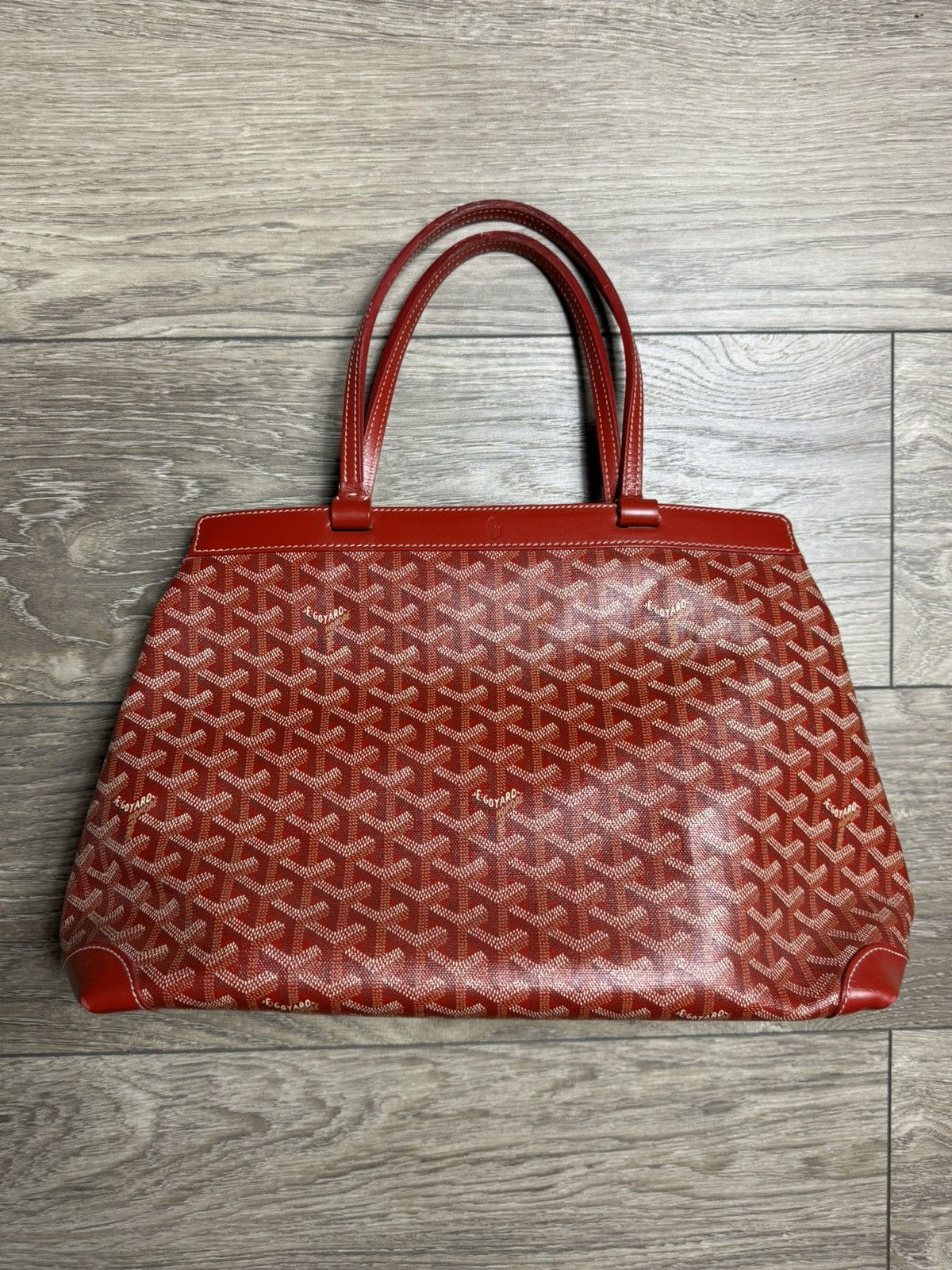 Goyard sac rouge best sale