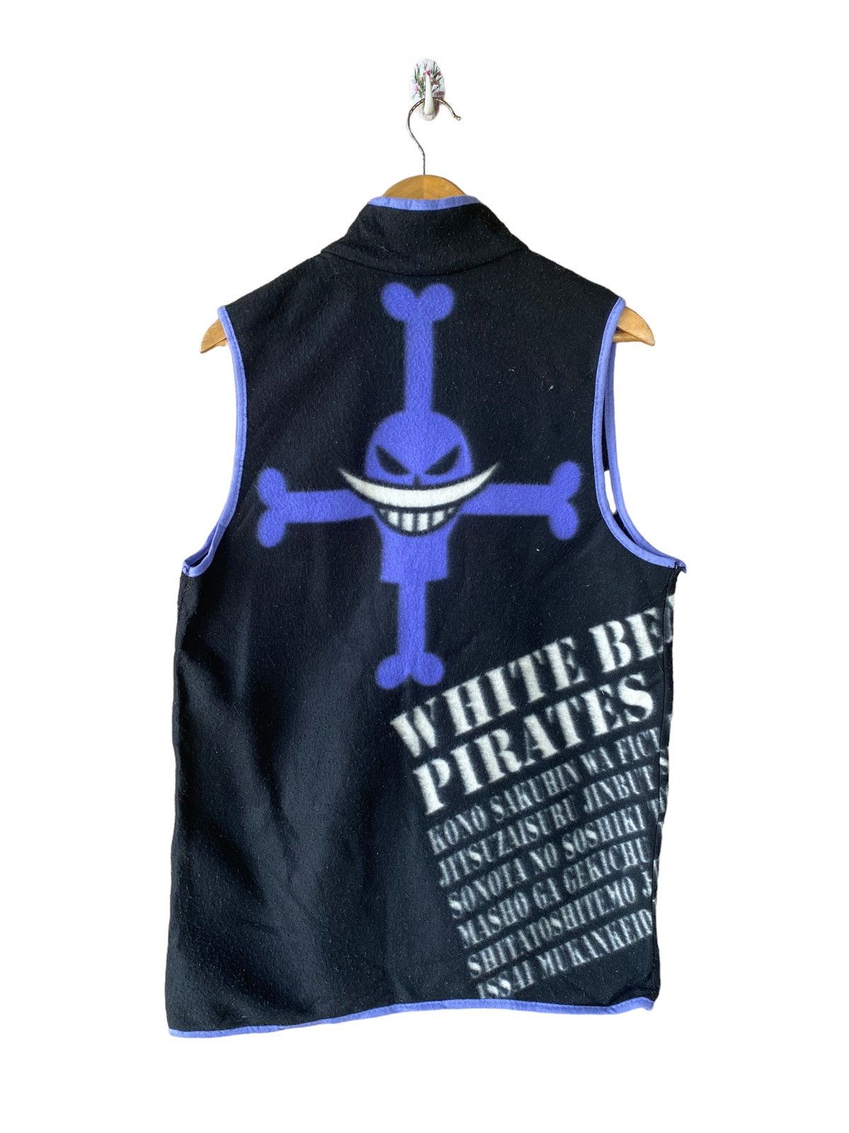 Anime 👘SALE👘ONE PIECE FLEECE VEST NICE DESIGN Size US L / EU 52-54 / 3 - 2 Thumbnail