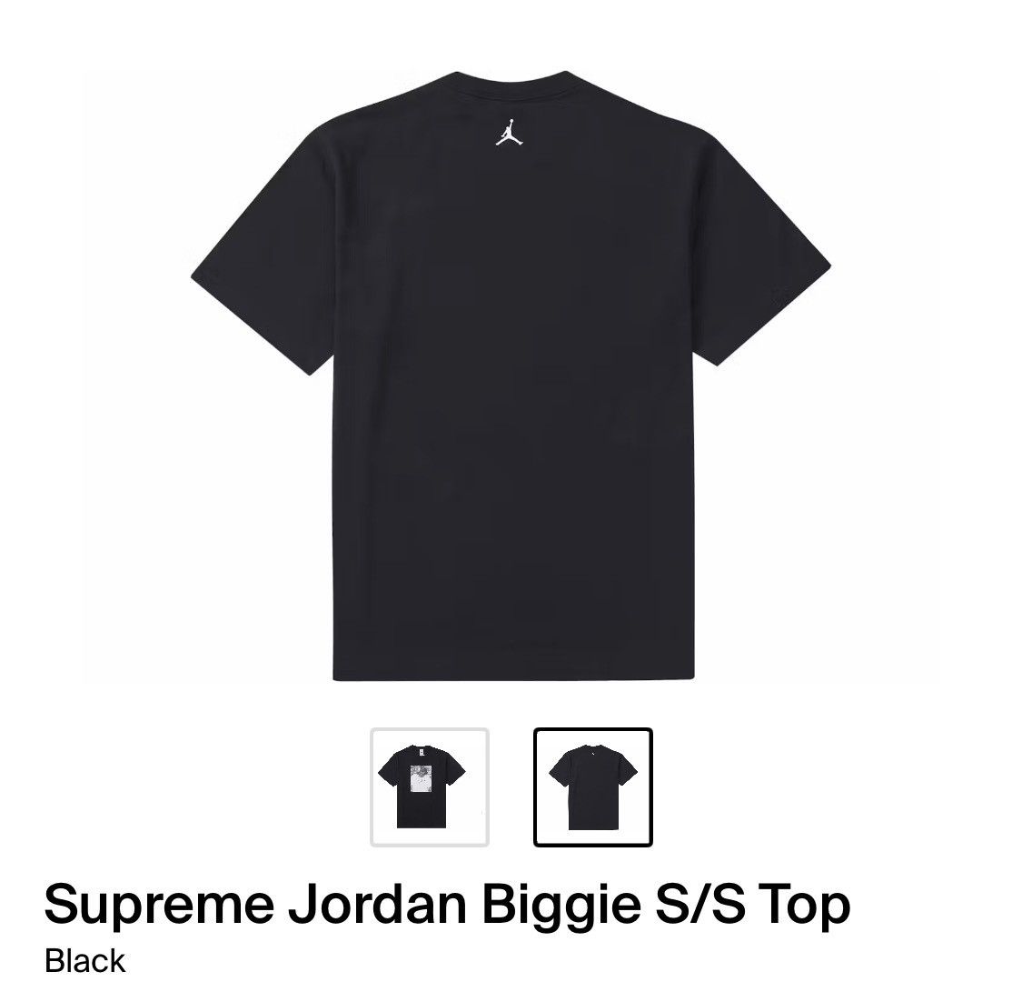 Jordan Brand × Supreme Supreme Jordan Biggie S/S Top | FW24 HJ8385-010 | Size US XL / EU 56 / 4 - 3 Thumbnail