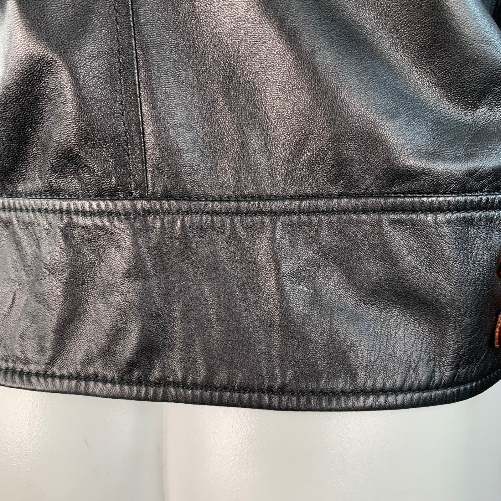 Paul Smith PAUL SMITH Size M Black Leather Quilted Biker Jacket Size US M / EU 48-50 / 2 - 4 Thumbnail