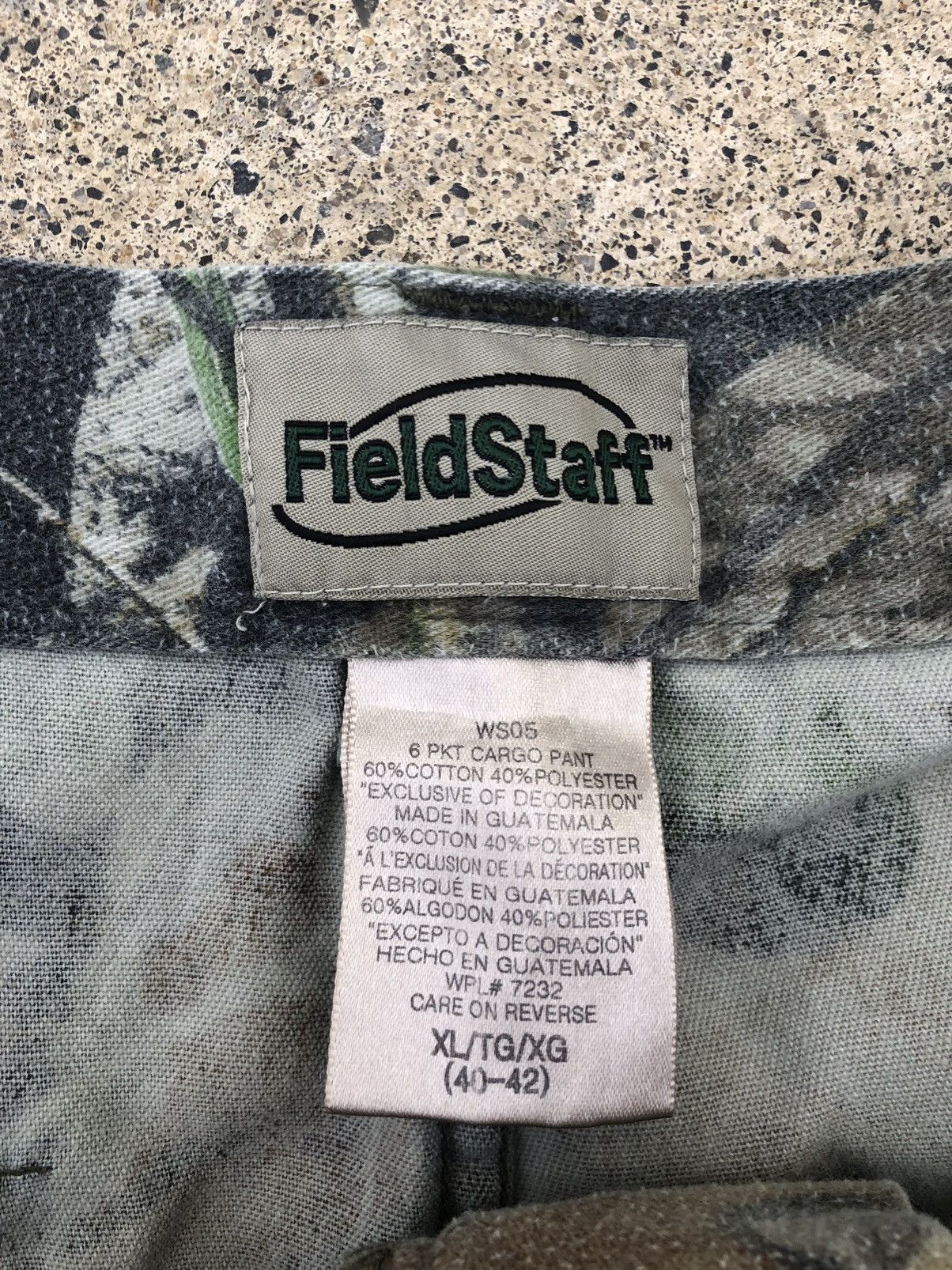 Vintage Vintage faded camo cargo pants Size US 42 / EU 58 - 5 Thumbnail