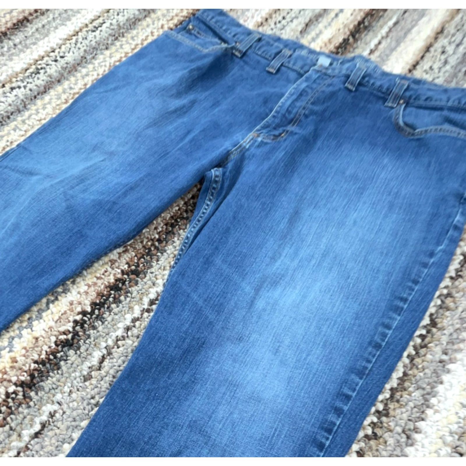 Carhartt VINTAGE Carhartt Jeans Men 44x32 Straight Leg Relaxed Fit Baggy Faded Work Wear Y2K Size US 44 / EU 60 - 5 Thumbnail