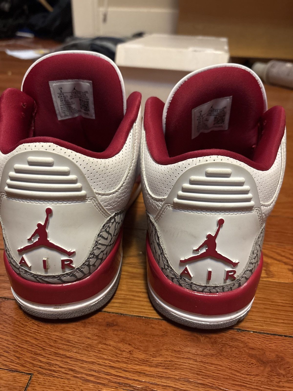 Jordan Brand Jordan 3 cardinal red Size US 9 / EU 42 - 6 Thumbnail