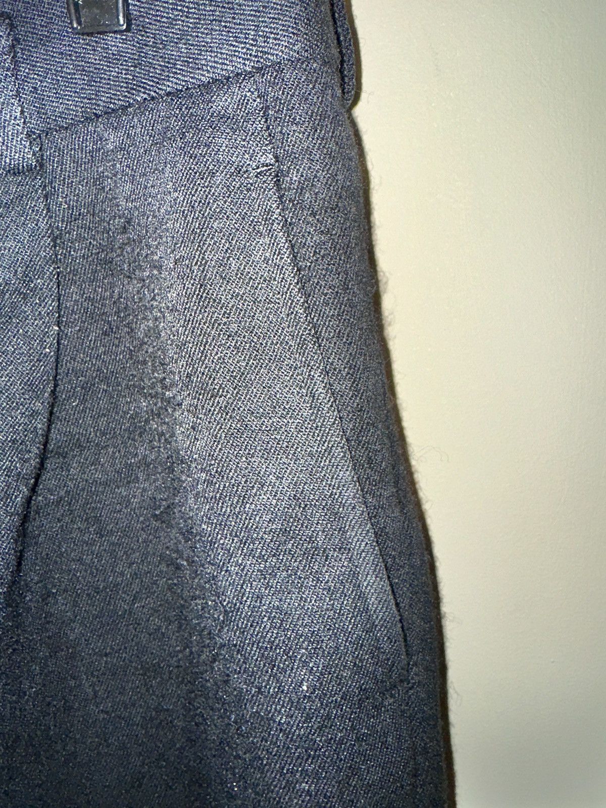 Comme des Garcons × Comme des Garcons Homme Plus COMME DES GARÇONS HOMME PLUS Black Gabardine Trousers Size US 34 / EU 50 - 10 Thumbnail