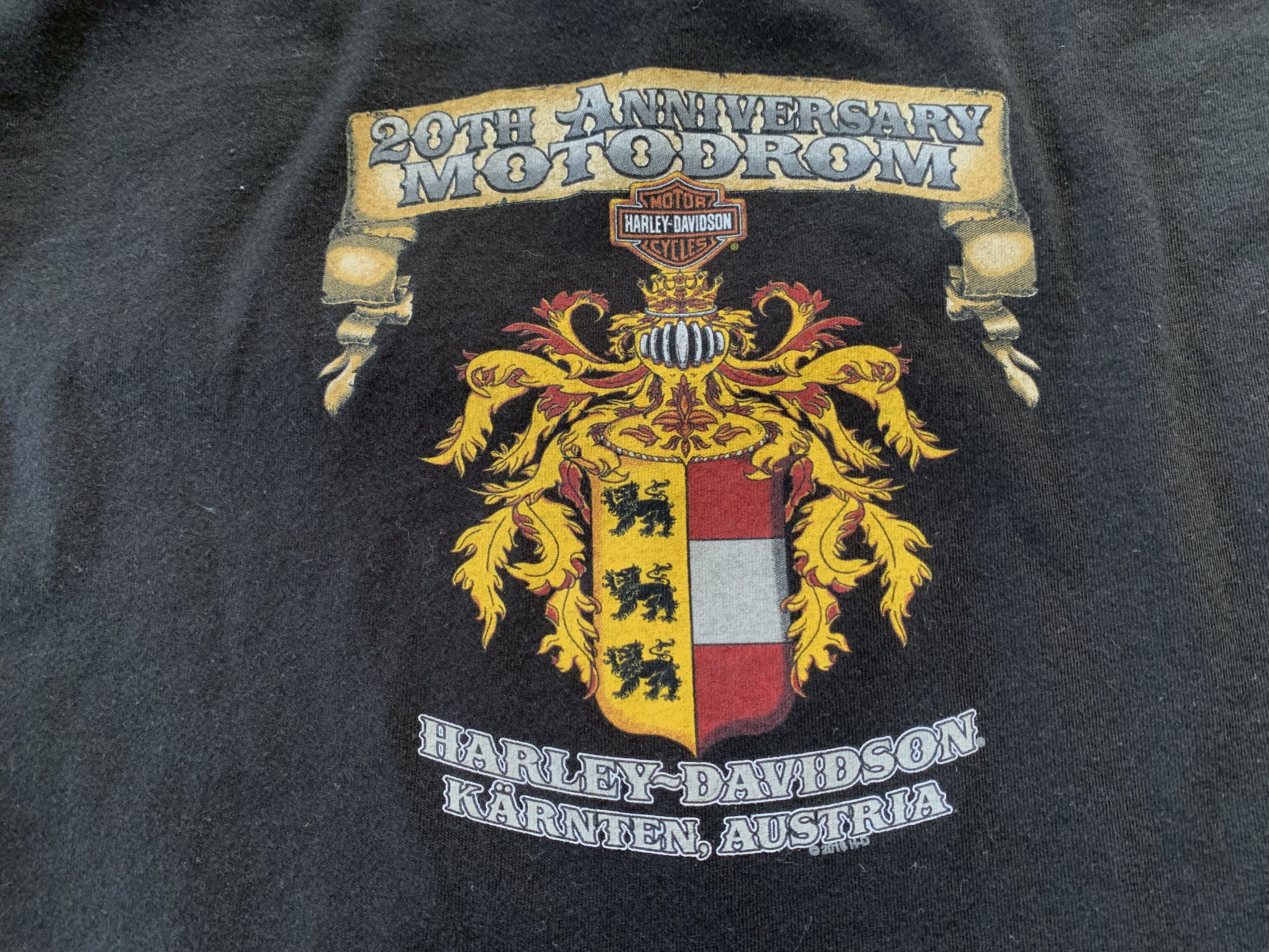 Harley Davidson × Vintage Harley Davidson Austria 2018 T-Shirt Size M / US 6-8 / IT 42-44 - 6 Thumbnail