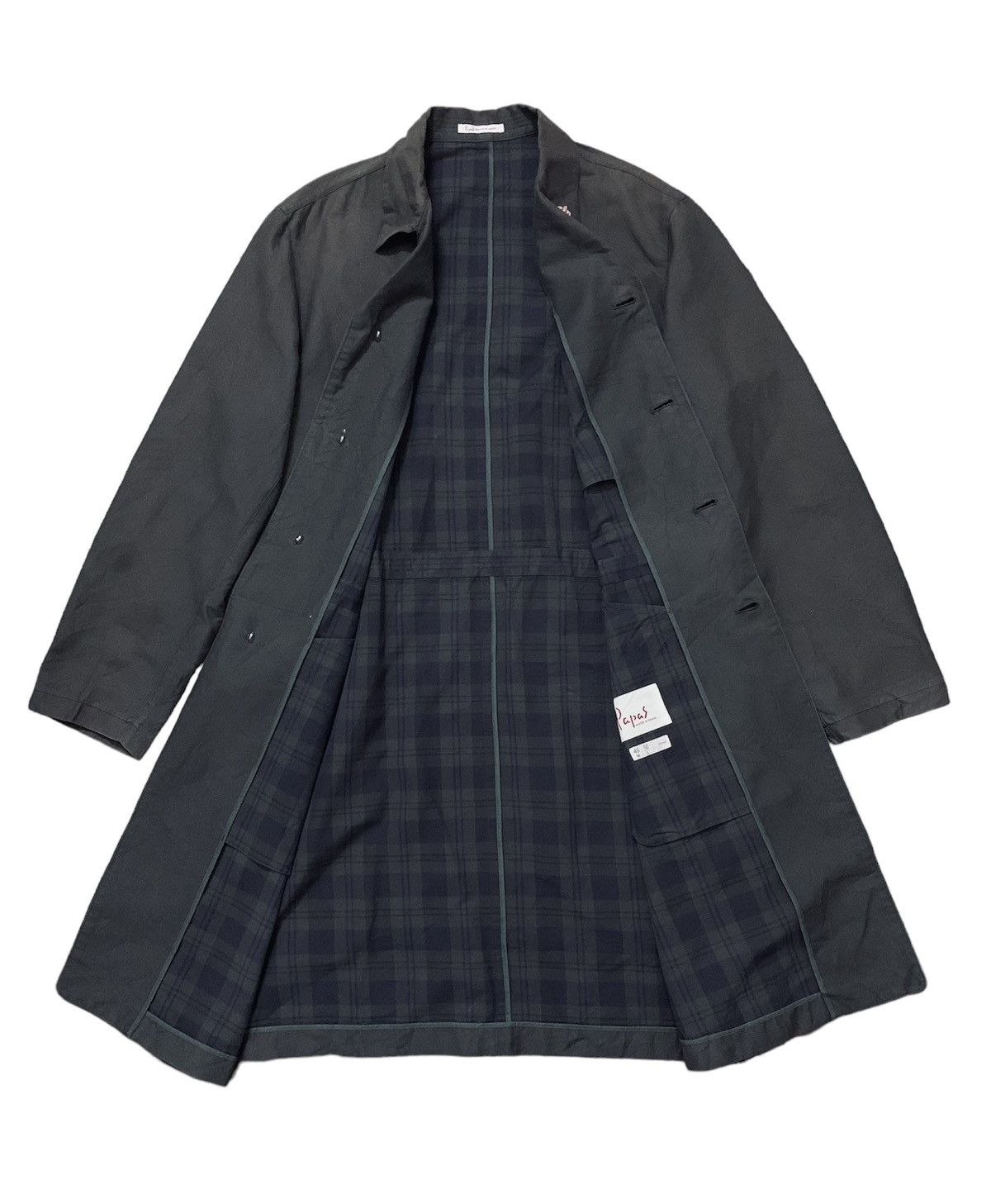 Issey Miyake × Japanese Brand Vintage Papas issey miyake Long jacket/Coat Green Colour(B) Size US M / EU 48-50 / 2 - 5 Thumbnail