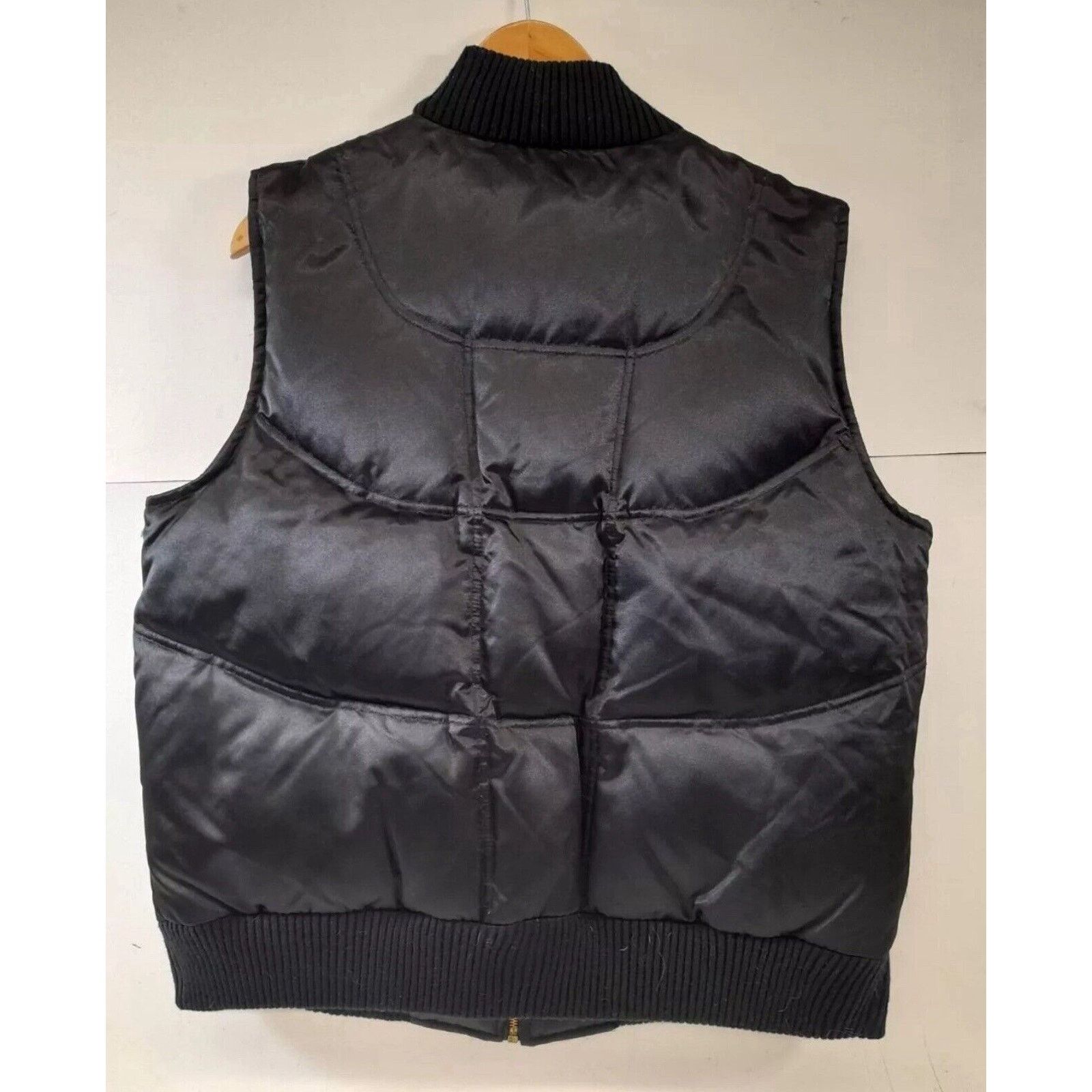 The Unbranded Brand Style & Co. Puffer Vest Women’s Large Black Full Zipper ! Size L / US 10 / IT 46 - 2 Thumbnail