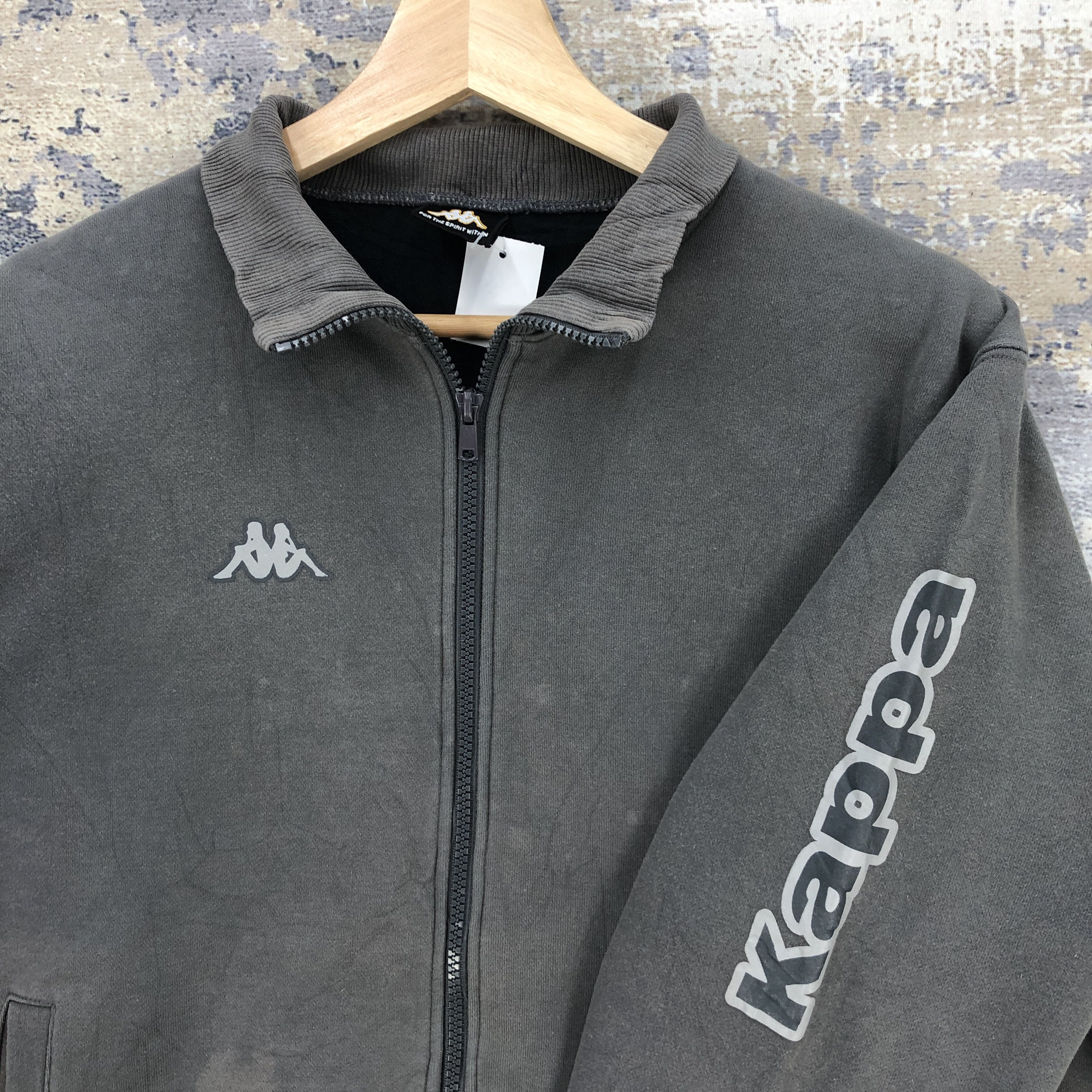 Kappa × Vintage Vintage 90's Kappa Zipper Sweater Kappa Sweatshirt Jumper Size US M / EU 48-50 / 2 - 9 Thumbnail