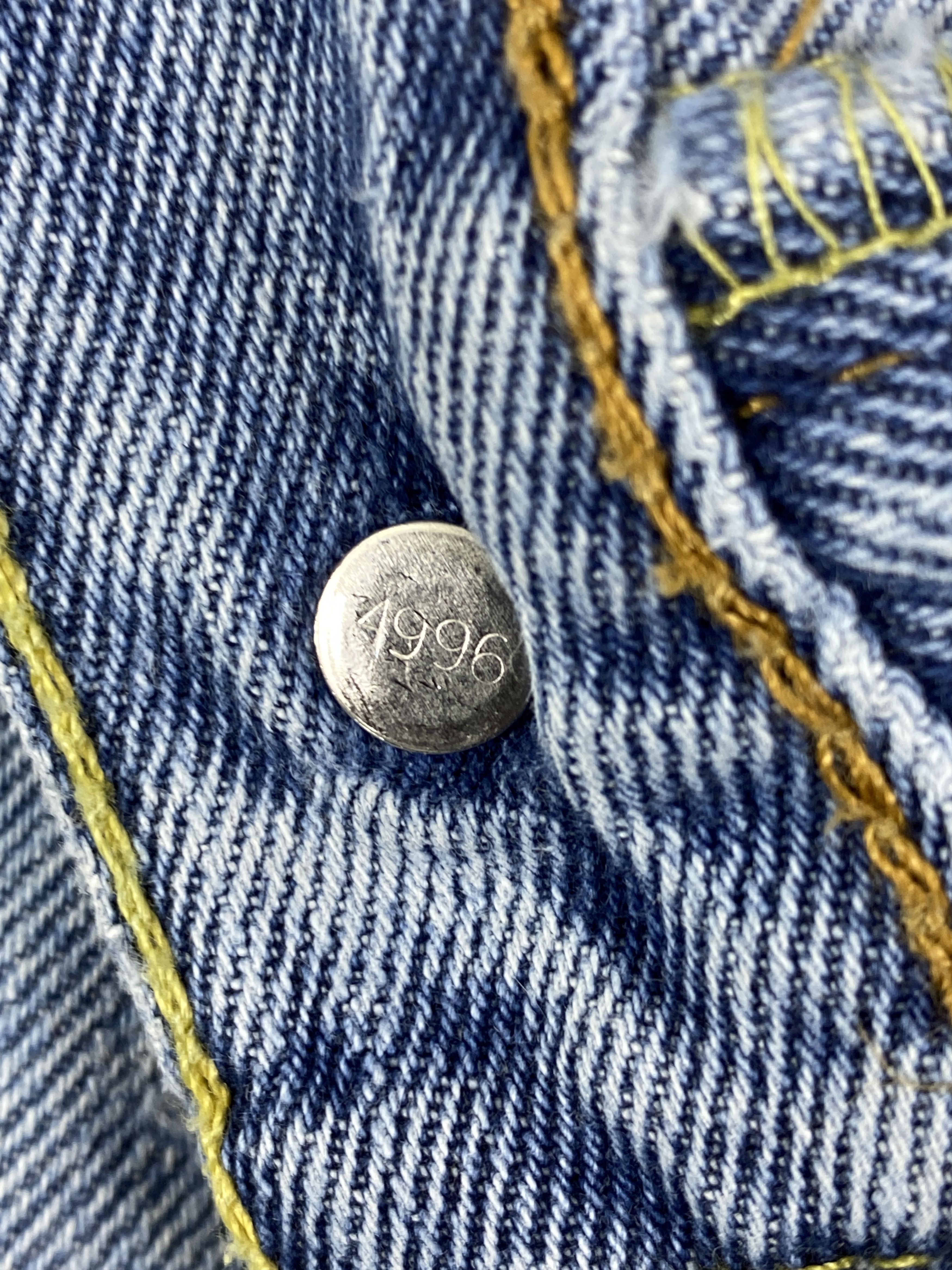 Levi's Mid Blue Vintage Levi's 550 Jeans 34x32.5 Denim -JN1996 Size US 34 / EU 50 - 7 Thumbnail