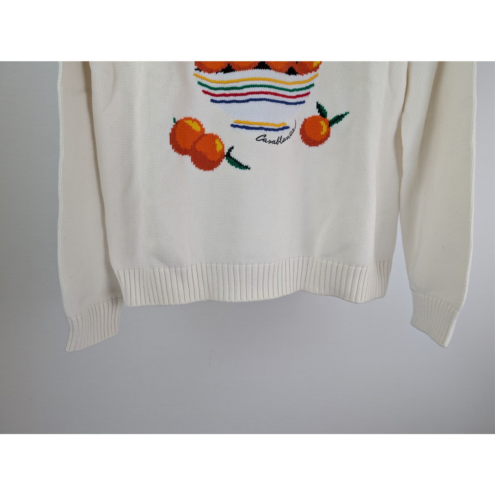 Casablanca o1rshd1 CC20 Jumper Pyramide D'oranges Intarsia Sweatshirt Size US M / EU 48-50 / 2 - 4 Thumbnail