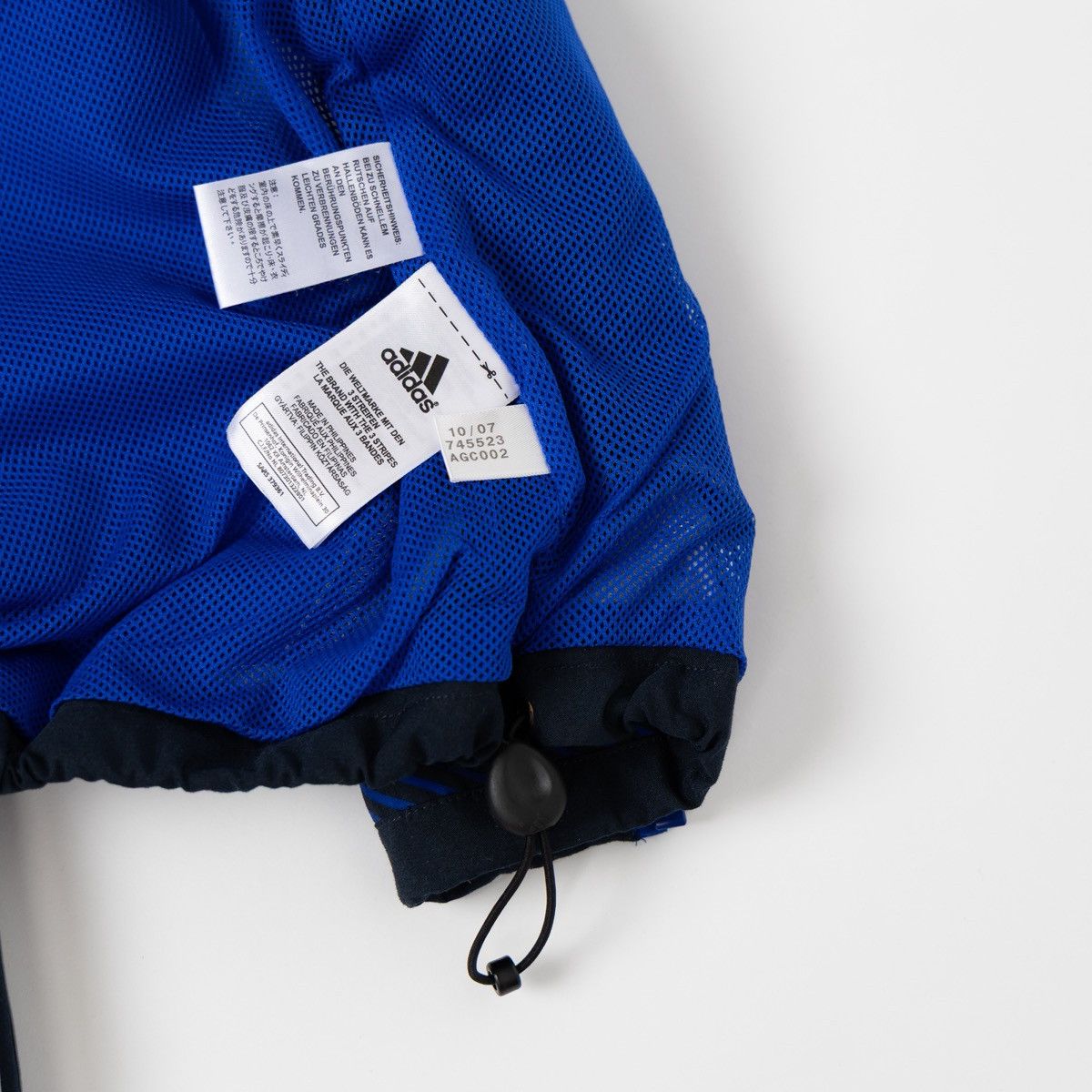 Adidas Adidas Sweden Mens Vintage Windbreaker Jacket Soccer Blue Size US S / EU 44-46 / 1 - 8 Thumbnail